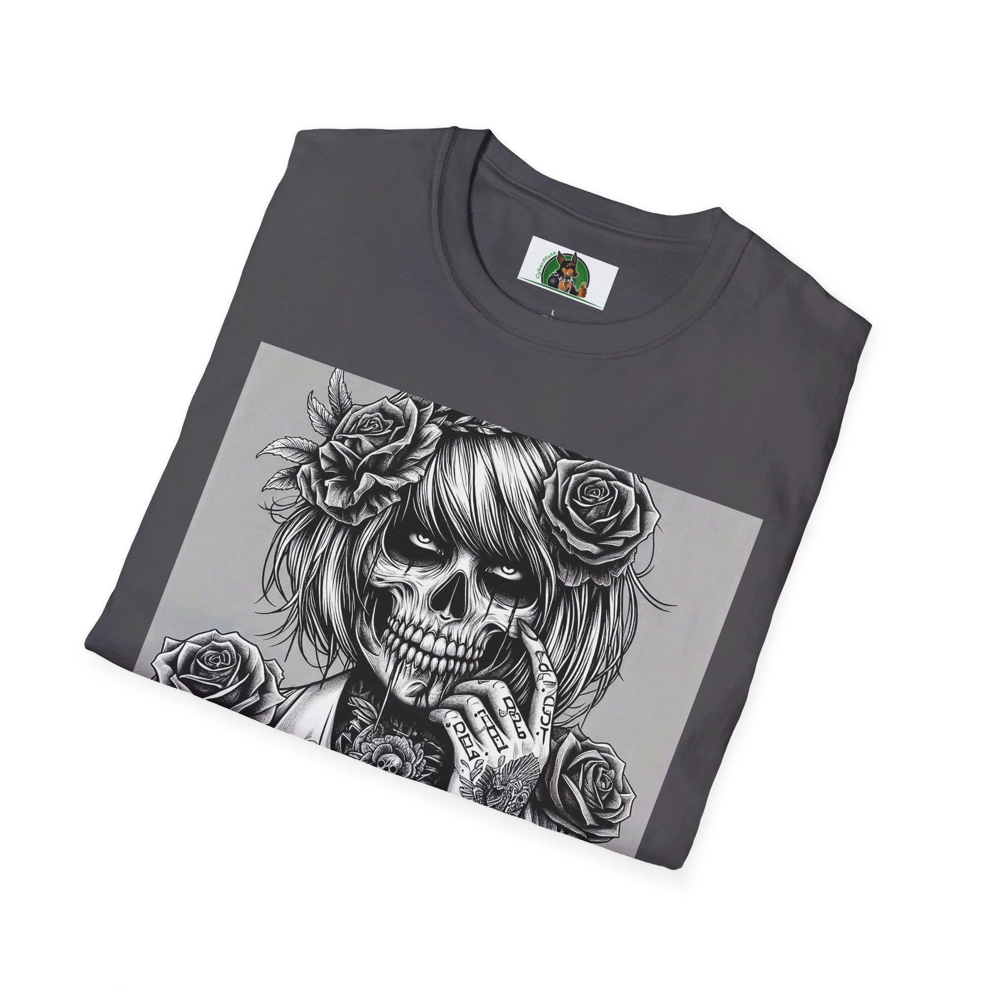 Zombie Girl T-Shirt Printify   