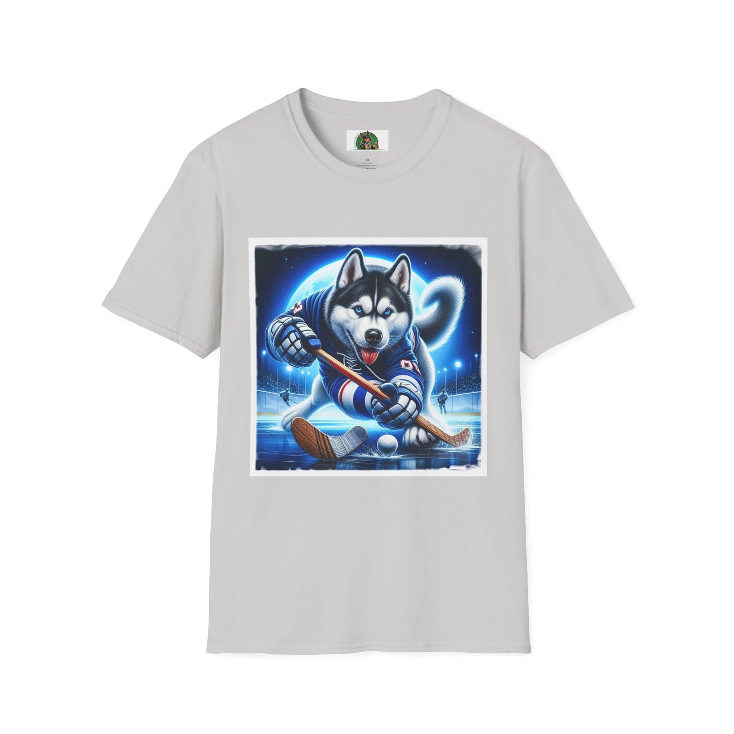 Husky T-Shirt Printify S Ice Grey 