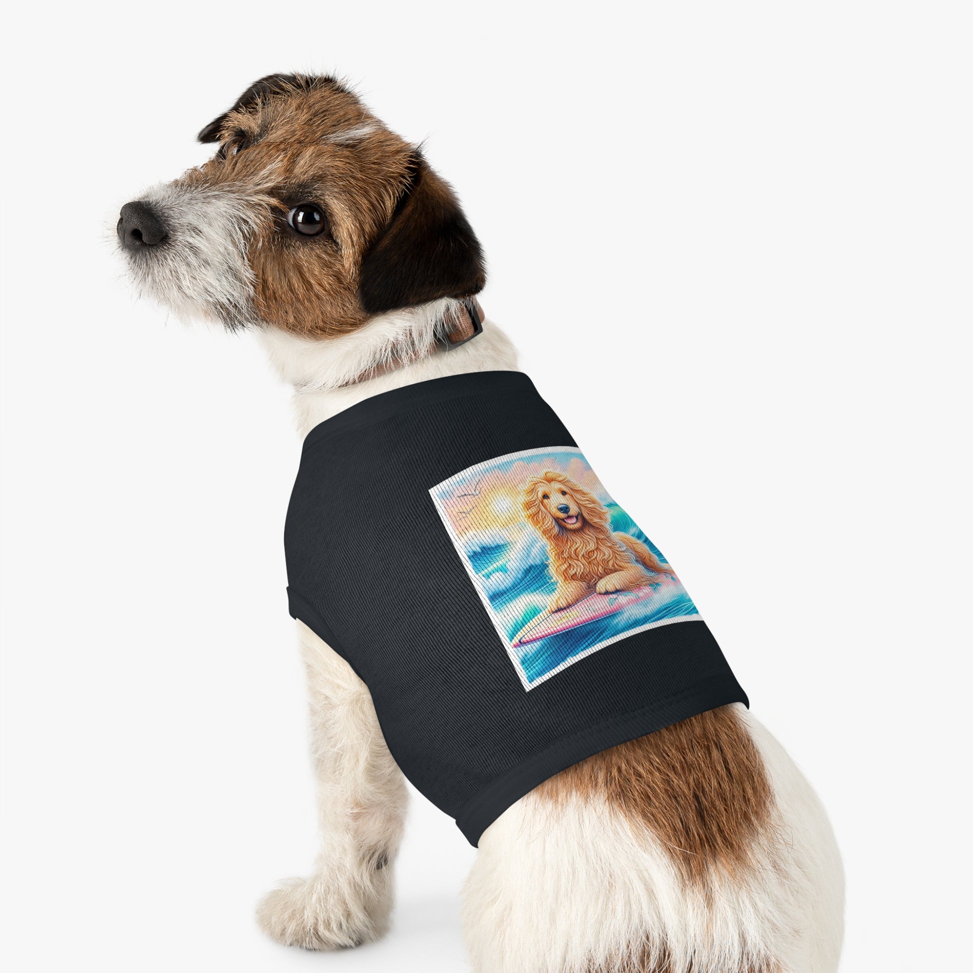 Pet Tank Golden Doodle pretty doggie t shirt Pets Printify
