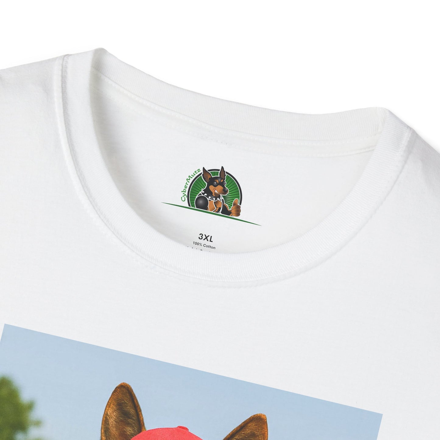 German Shepherd Playing Baseball T-Shirt — Sports Dog Tee T-Shirt Printify