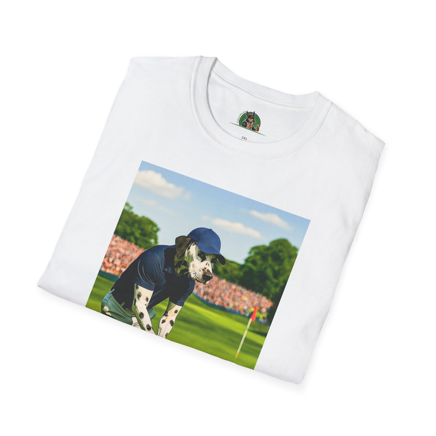 Golf Dalmatian Sports T-Shirt T-Shirt Printify