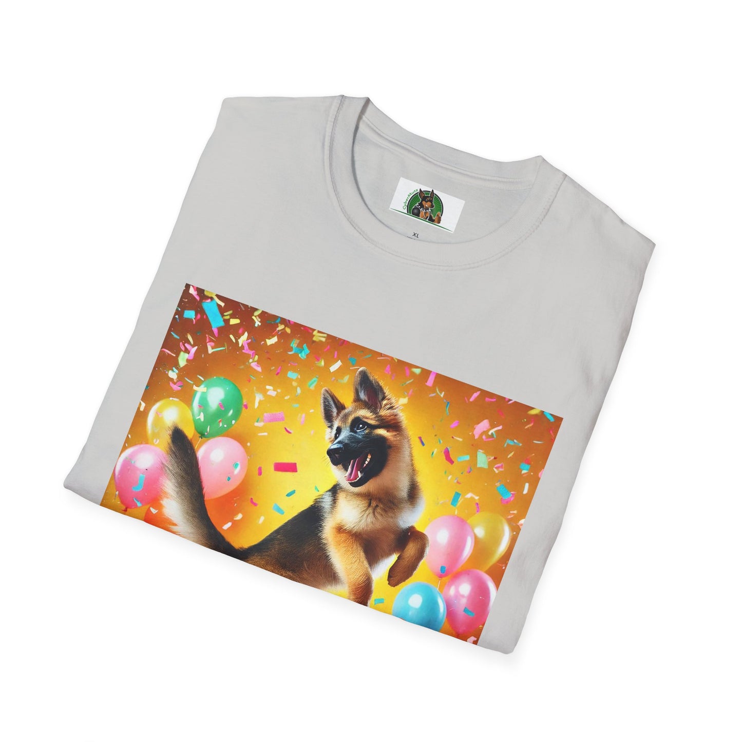 German Shepherd T-Shirt - Dancing Dog Design