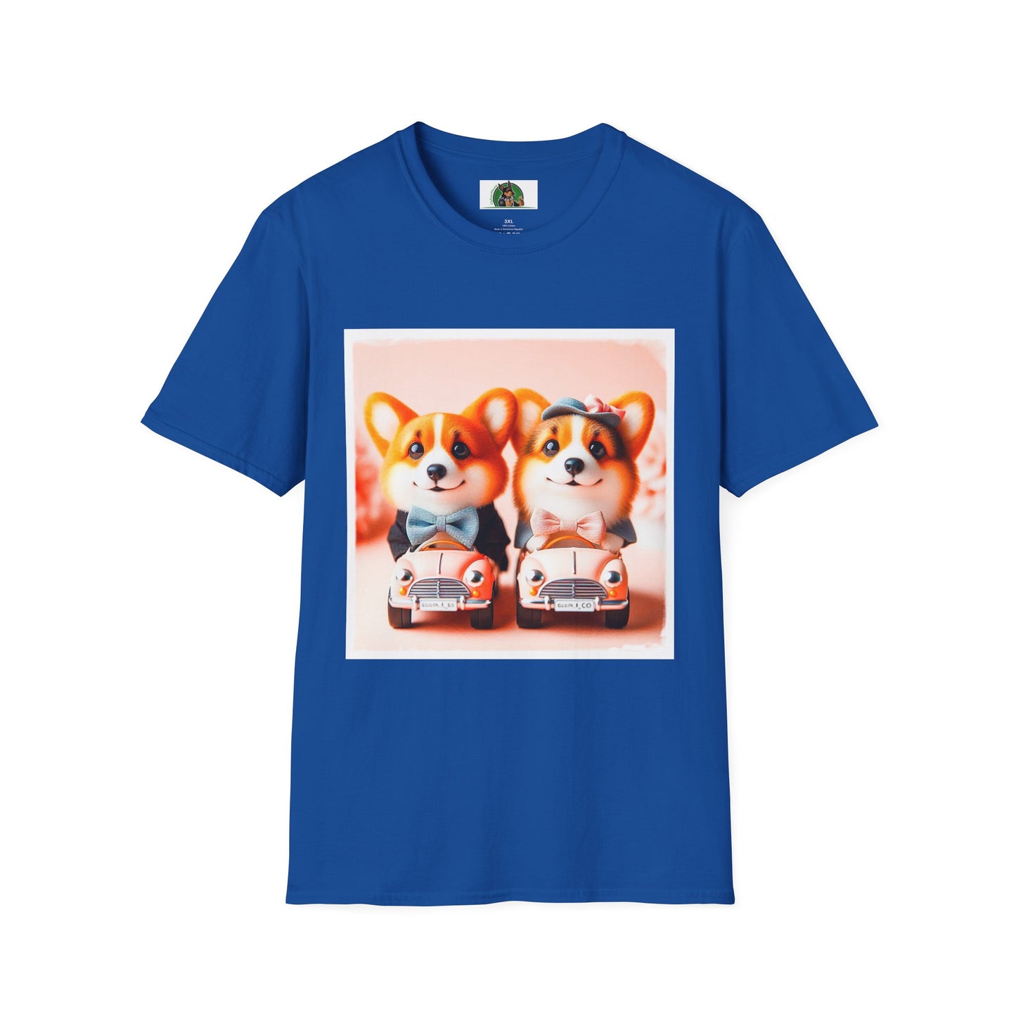 Wacky Pembroke Welsh Corgi T-Shirt Printify XS Royal 