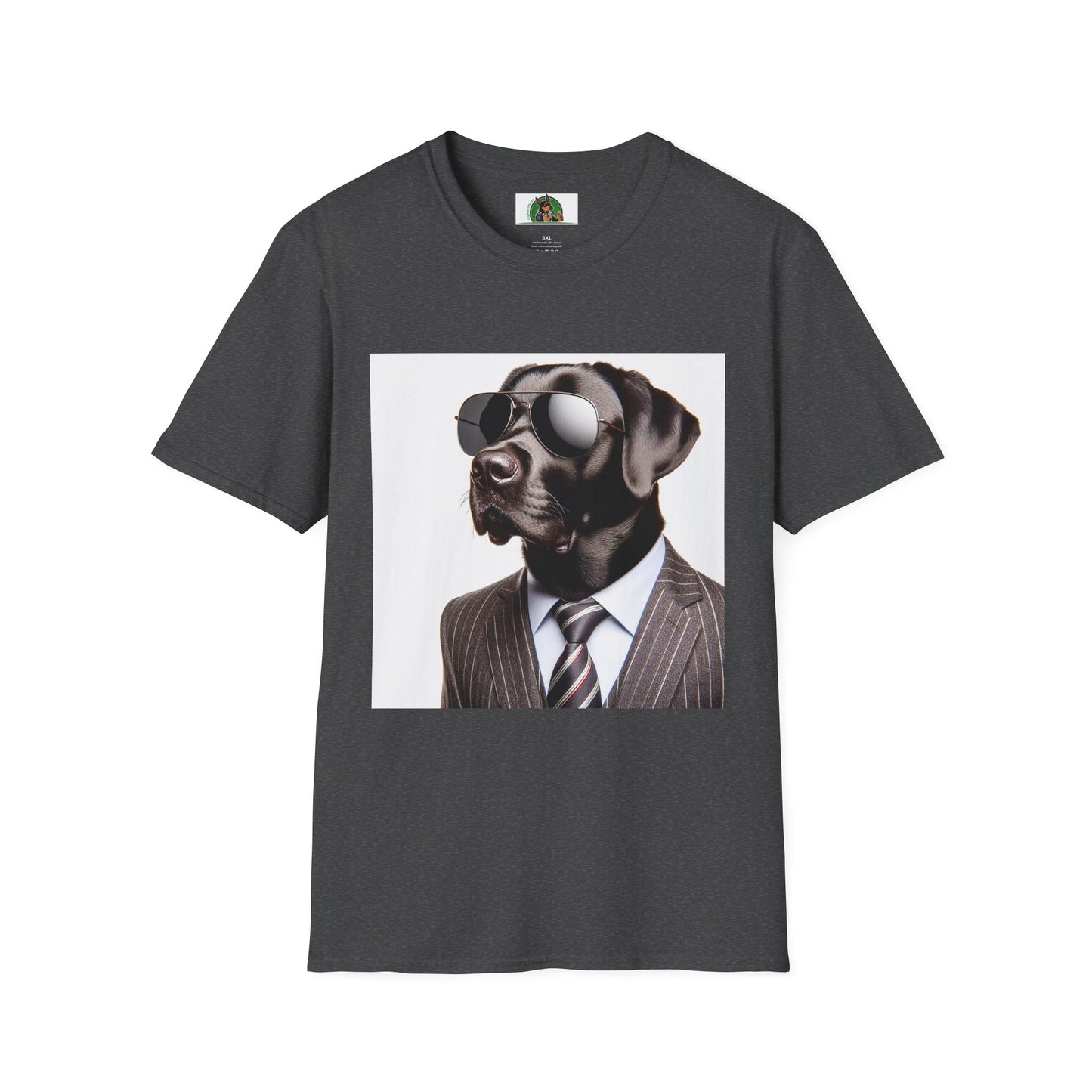 Labrador Retriever T-Shirt Printify XS Dark Heather 