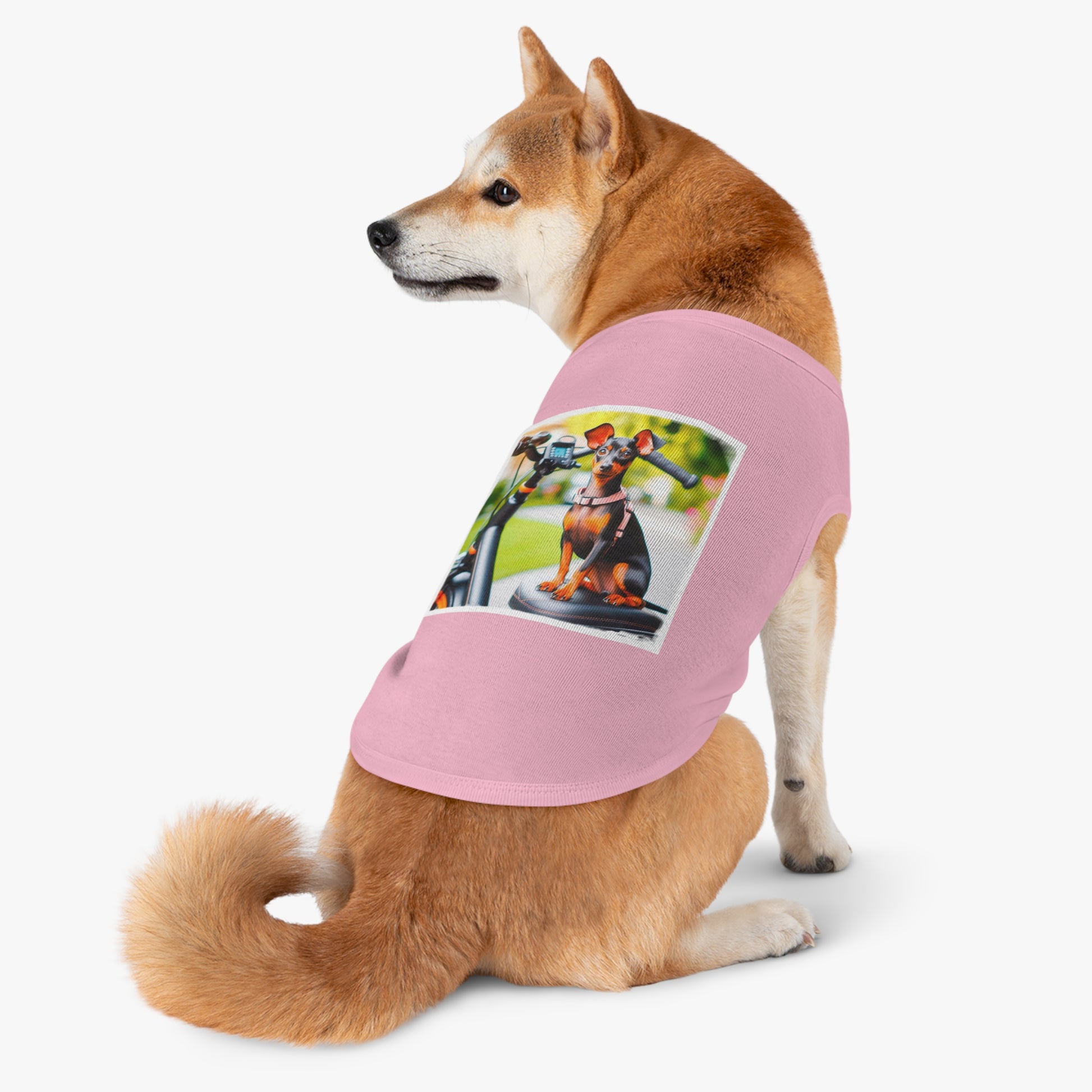 Dog Tank Top - Min Pin Tank Tops Pets Printify   