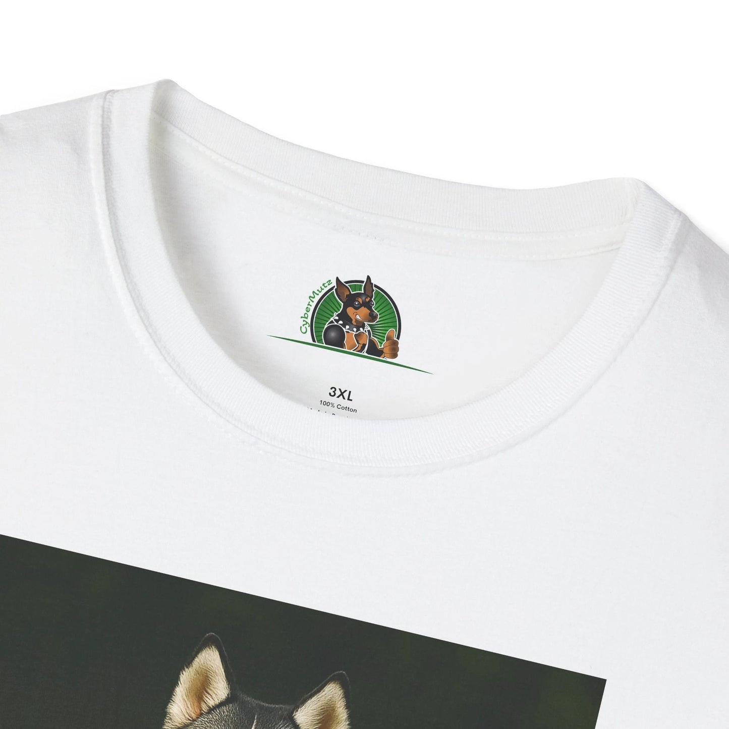 Husky Soccer T-Shirt — Sports Dog Playing Soccer Tee T-Shirt Printify