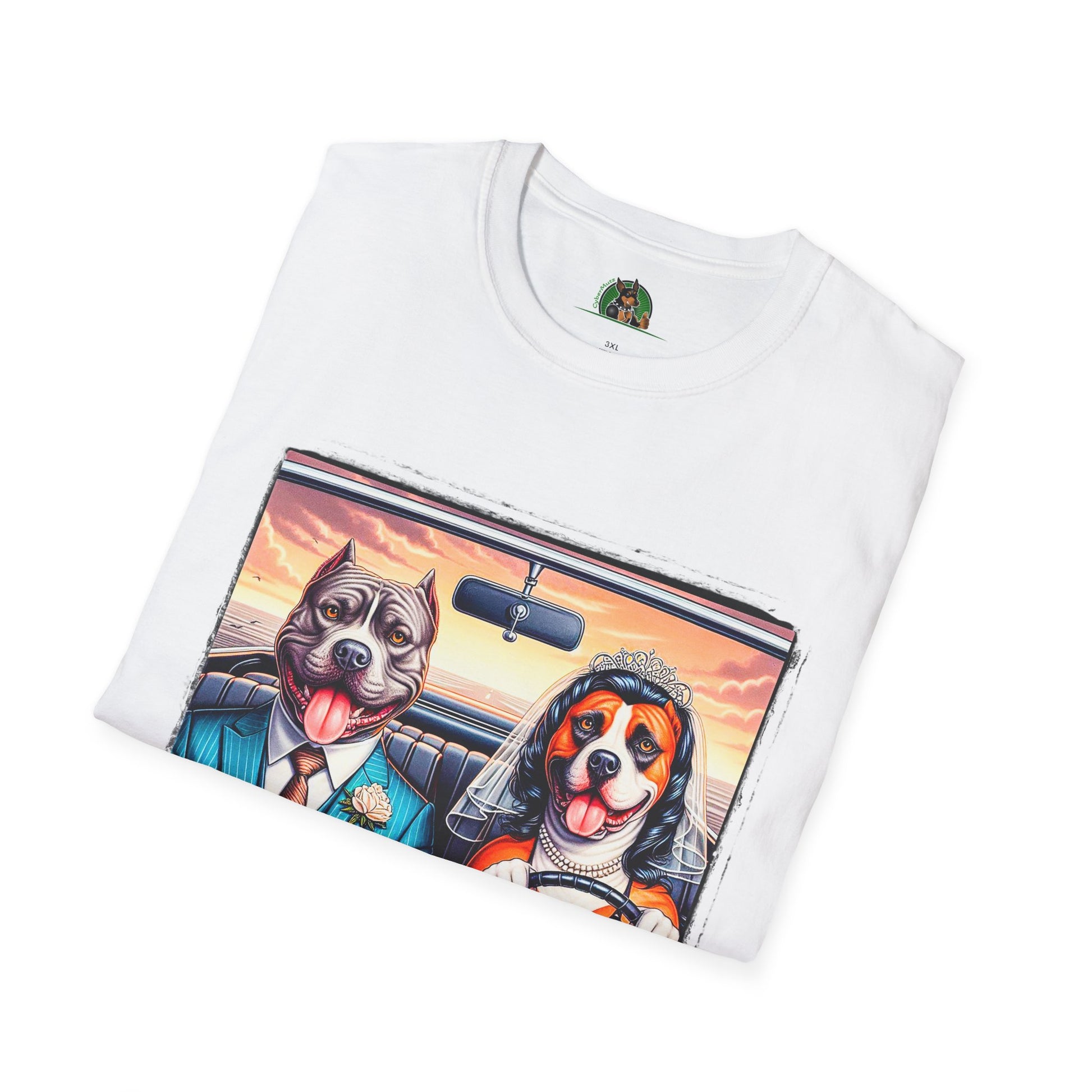 Wacky Pit Bull T-Shirt Printify