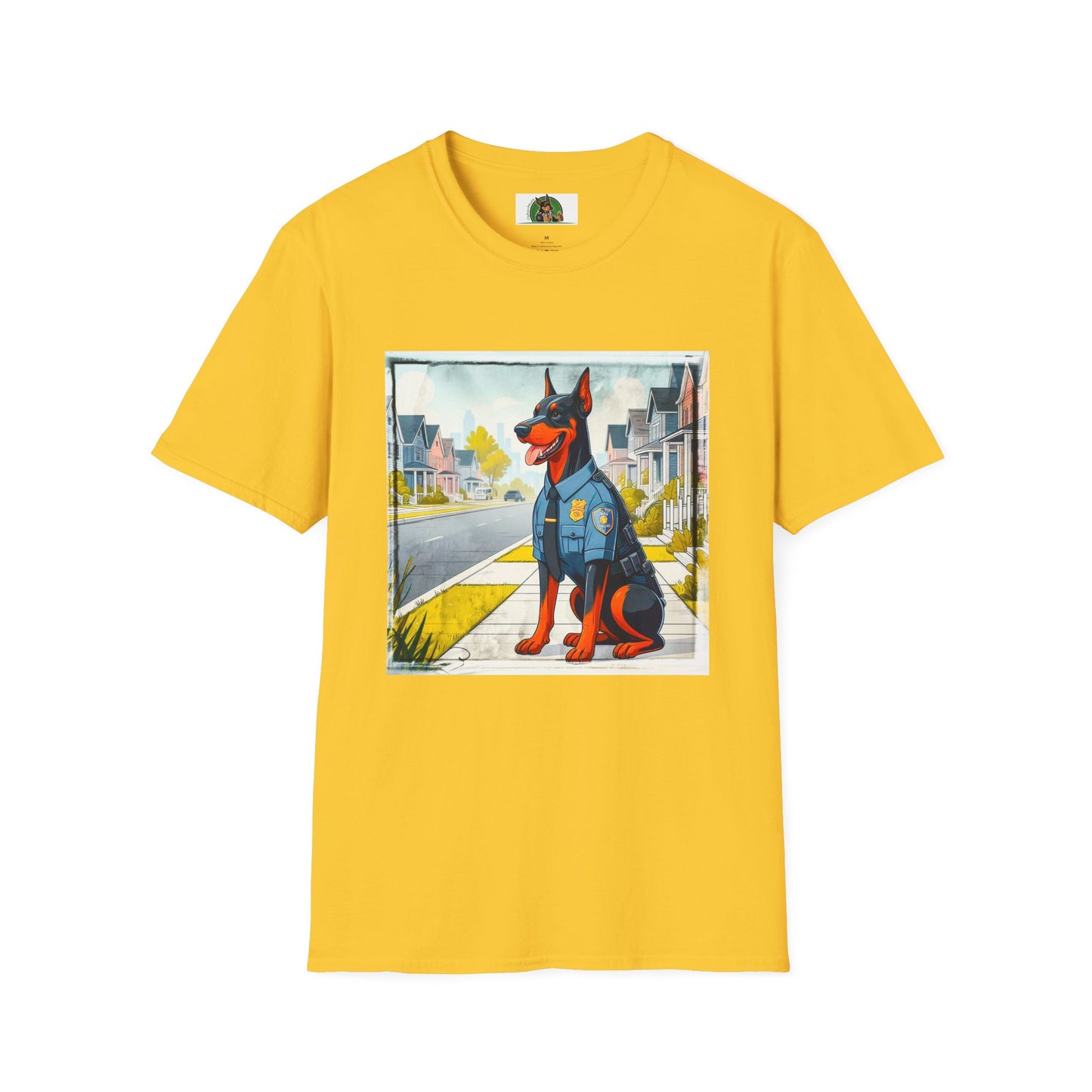 Doberman T-Shirt Printify S Daisy