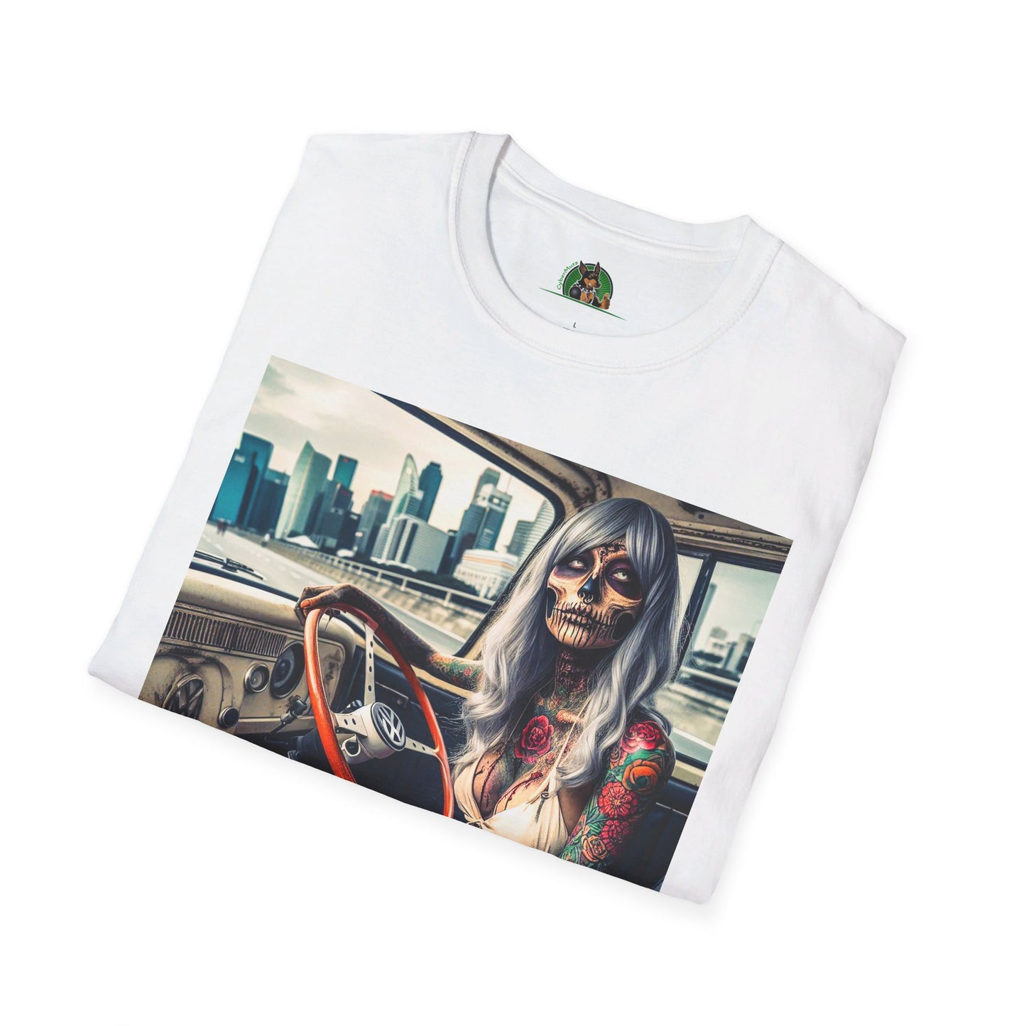 Zombie Girl T-Shirt Printify   