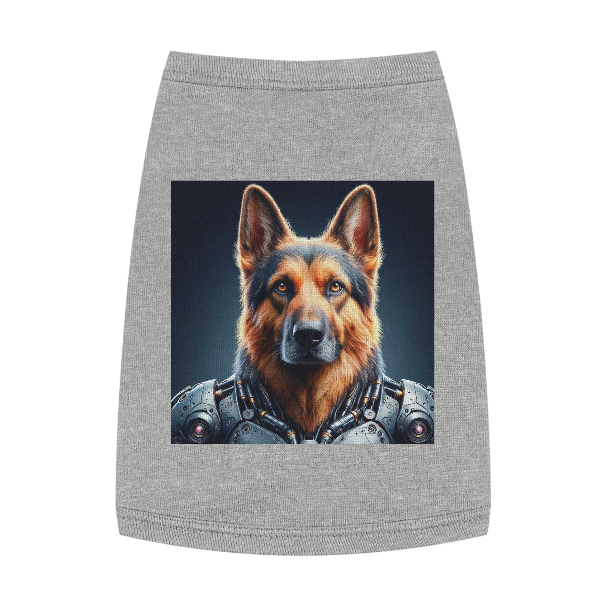 Pet Tank Top German Shepherd Pets Printify M Heather 