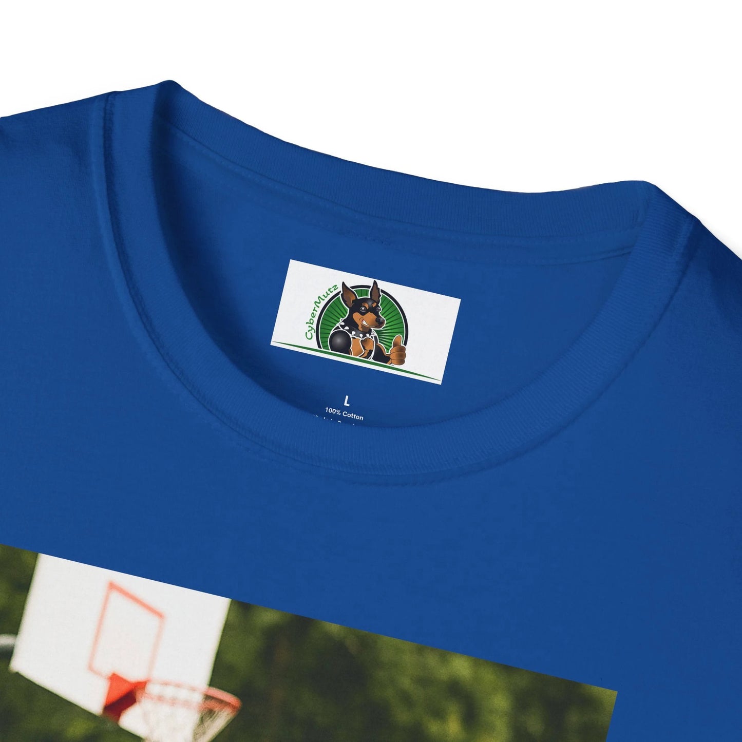 Great Dane Playing Basketball T-Shirt — Sports Dog Tee T-Shirt Printify