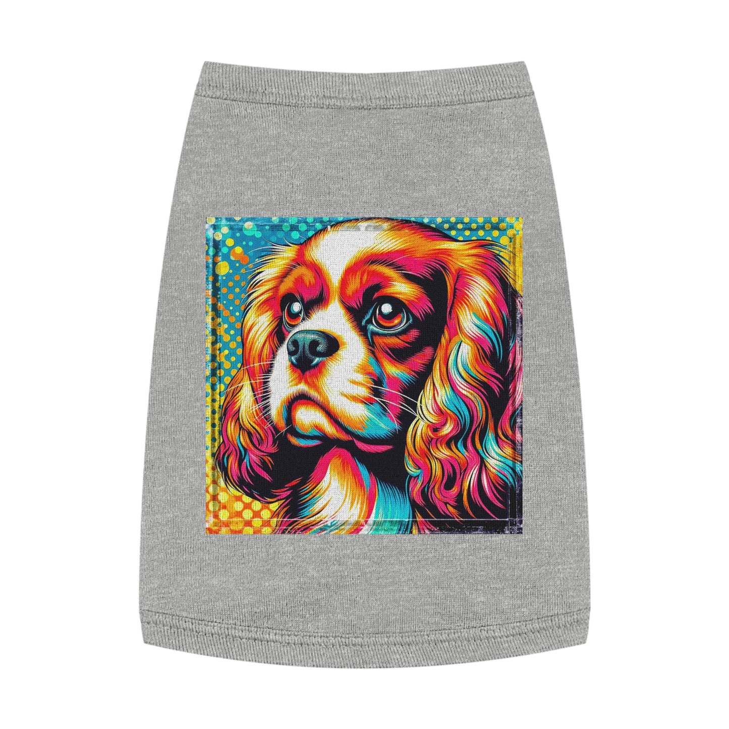 Pet Tank Top Cavalier King Charles Spaniel Pets Printify M Heather