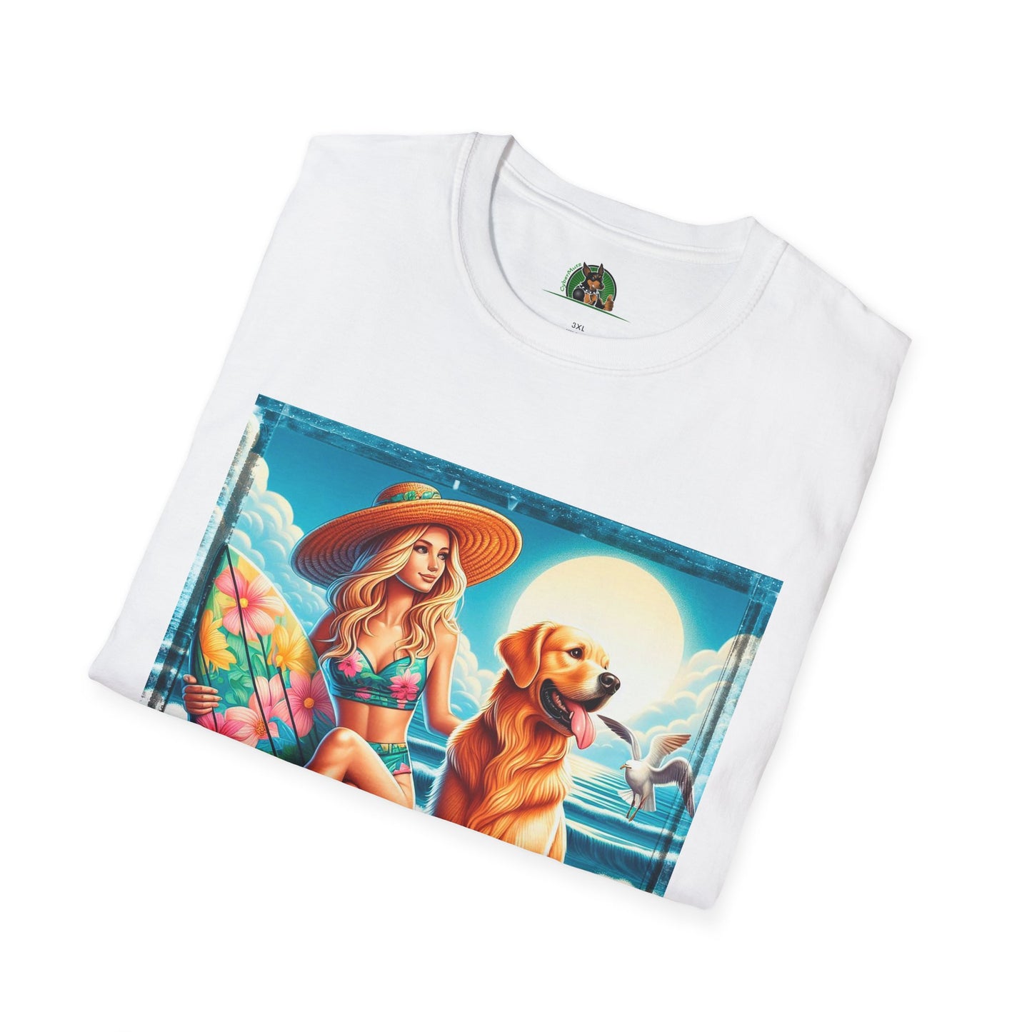 Golden Retriever T-Shirt Printify