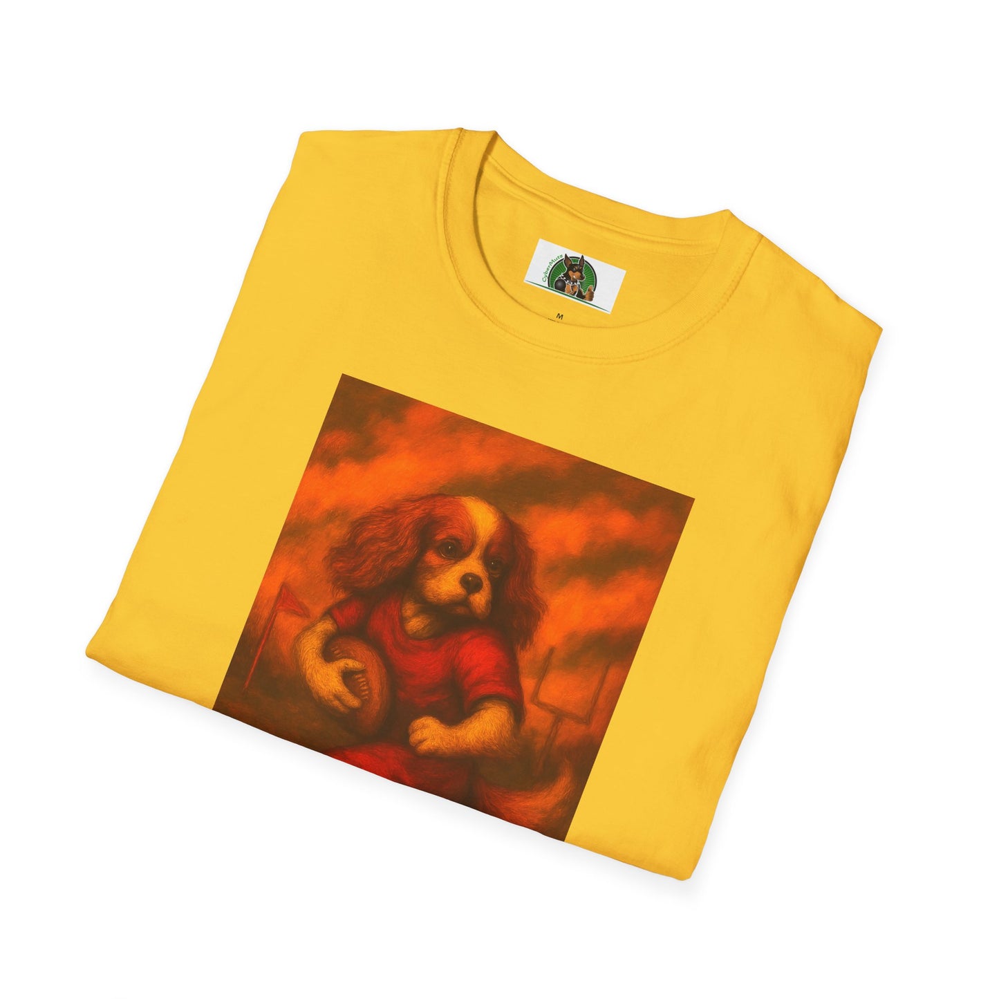 Unisex T-Shirt Cavalier King Charles Football Sports Design