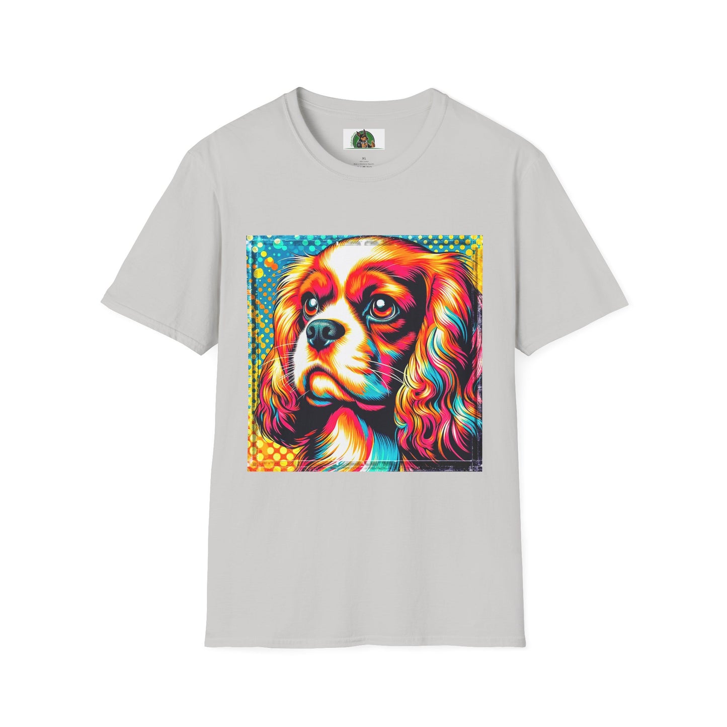 Cavalier King Charles Spaniel T-Shirt Printify S Ice Grey