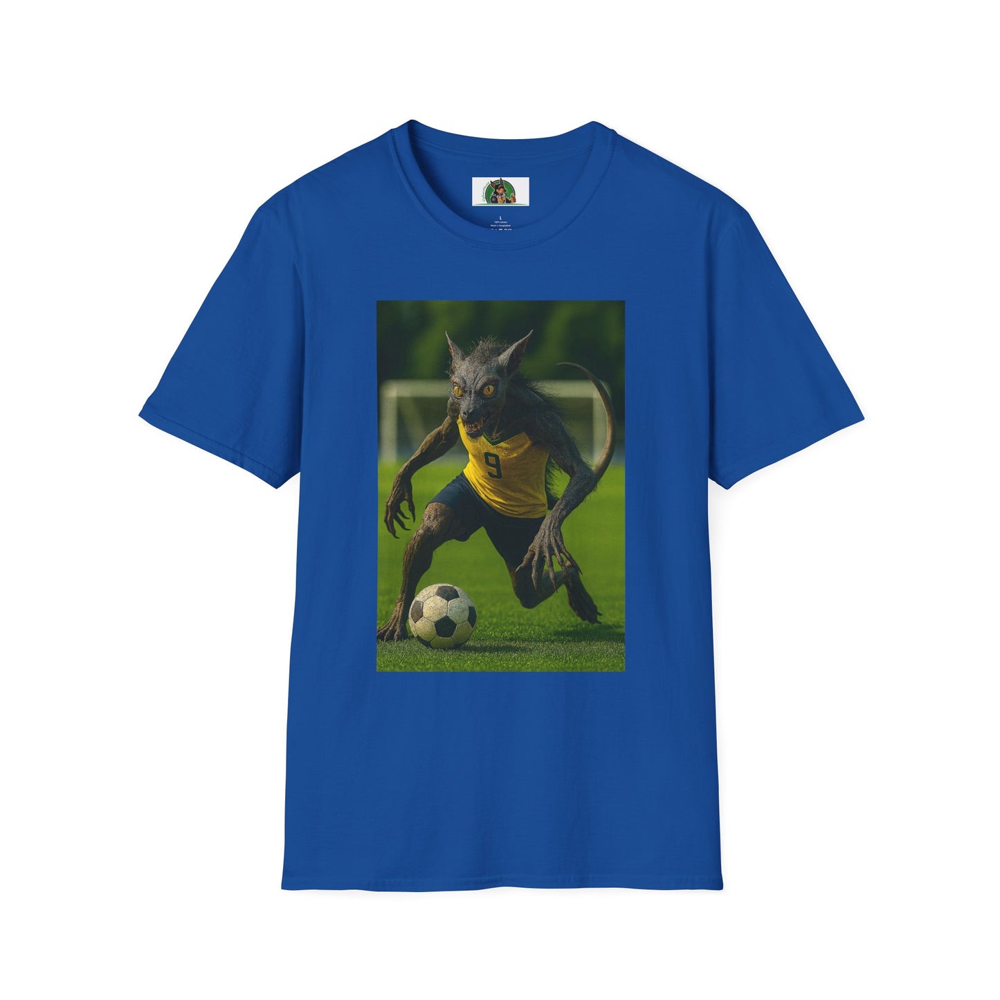 Chupacabra Soccer T-Shirt Sports T-Shirt Printify Royal XS