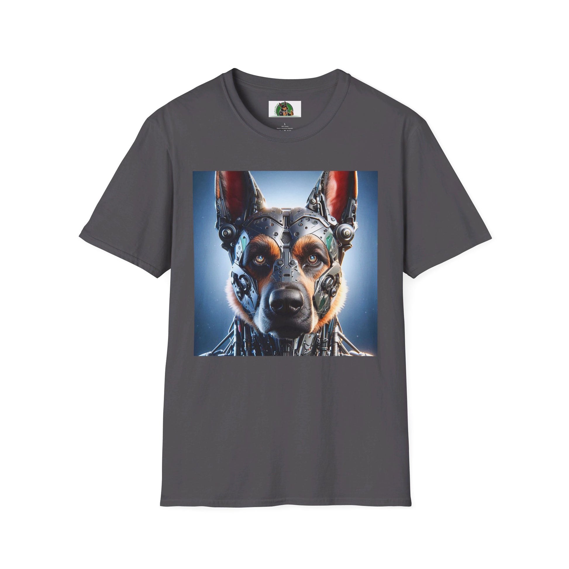 German Shepherd T-Shirt Printify Charcoal S 