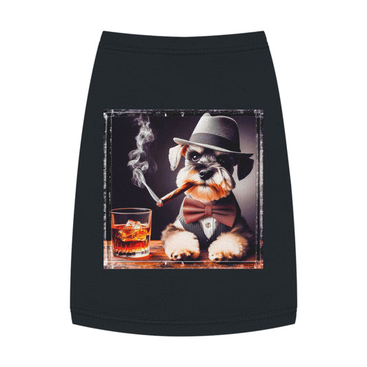 Miniature Schnauzer day drinking shirt 👔 Pets Printify M Black