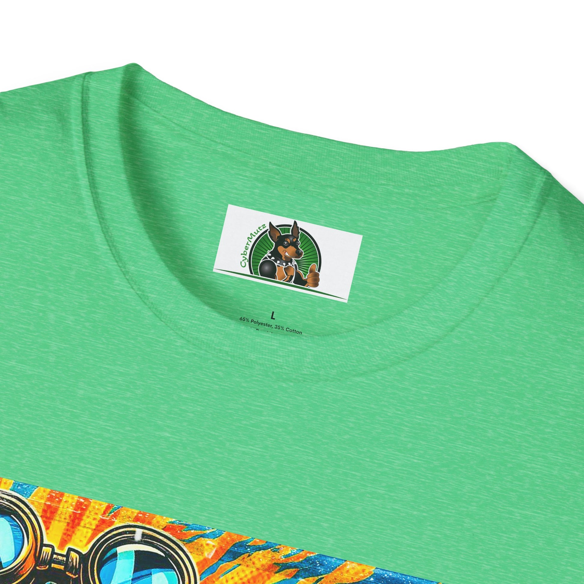 Pit Bull colorful steam punk shirt T-Shirt Printify
