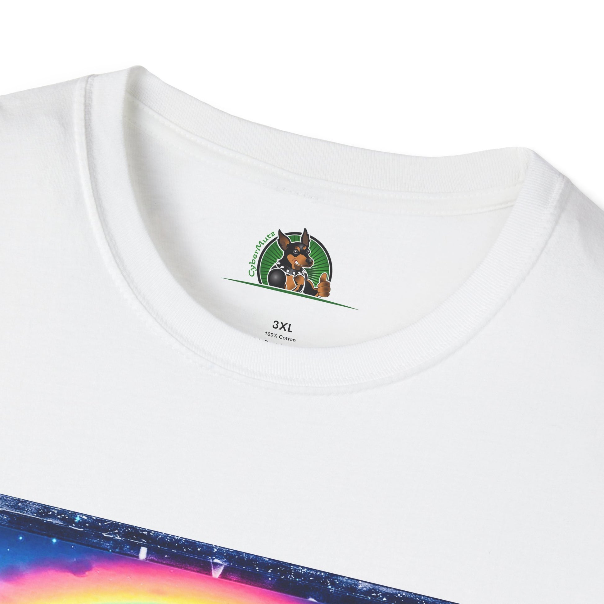Pembroke Welsh Corgi colorful rainbow T-Shirt Printify