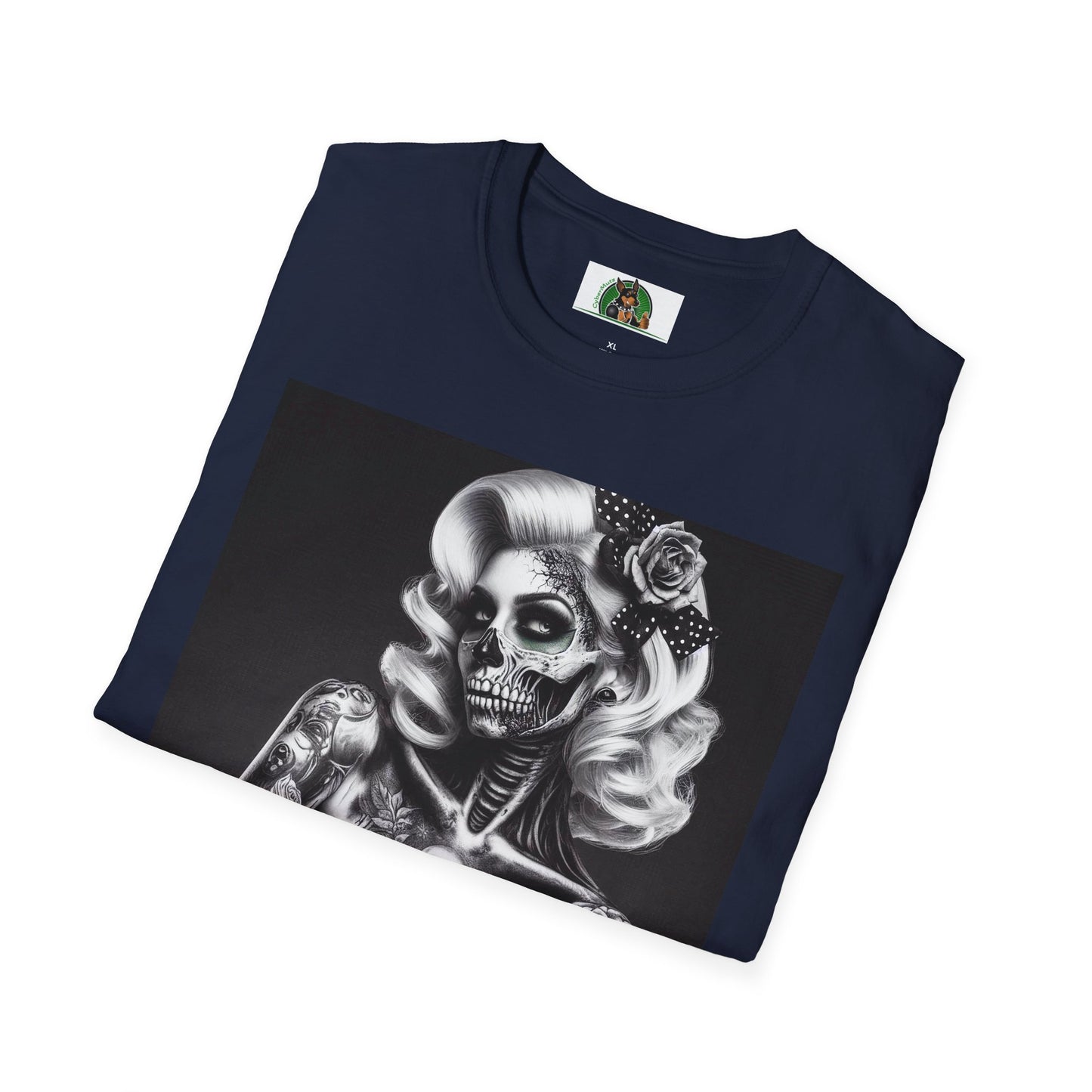 Zombie Girl Graphic T-Shirt - Quirky Soft Cotton Tee | CyberMutz T-Shirt Printify