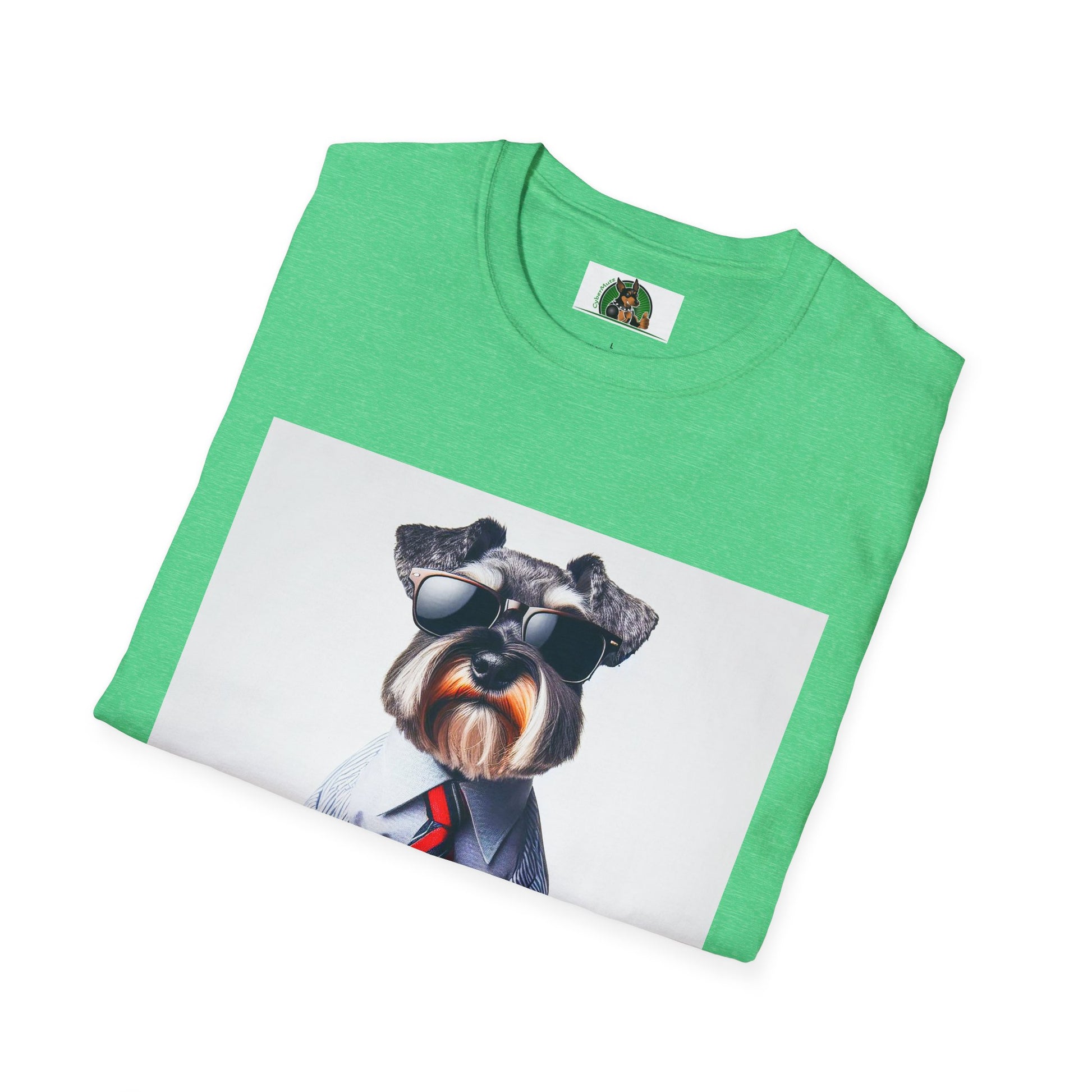 Schnauzer T-Shirt with Miniature Schnauzer Design T-Shirt Printify   