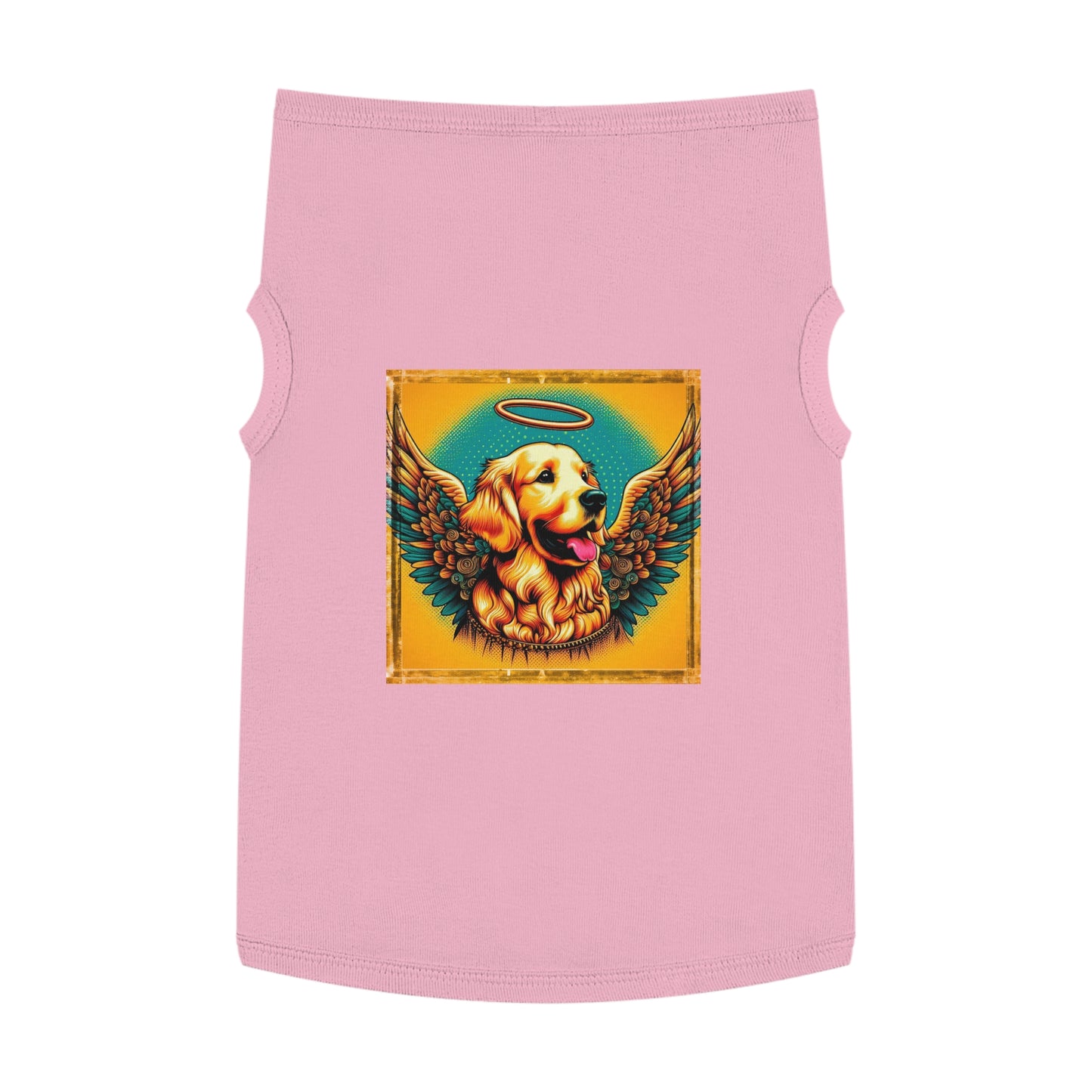 Golden Retriever pet tank top Pets Printify XL Pink 