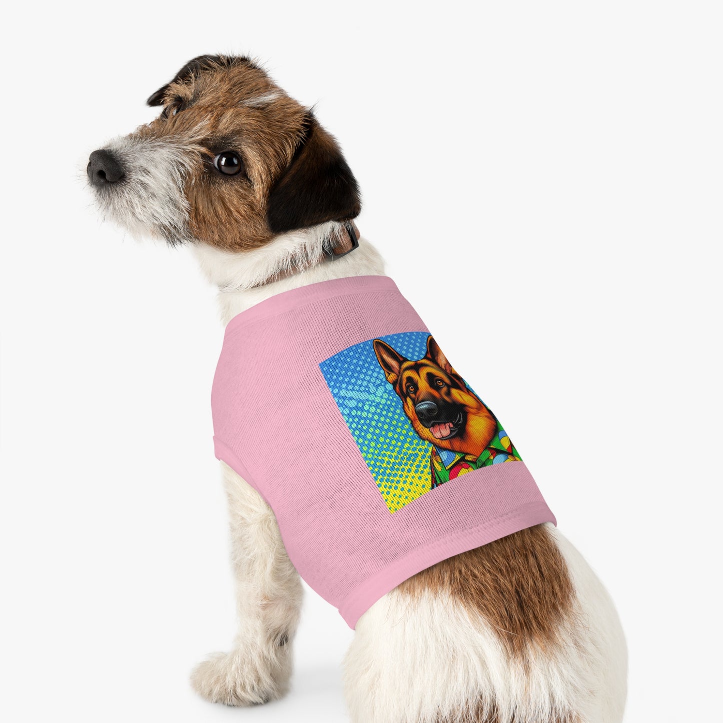 Pet Tank Top Gorman Shepherd fun shirt Pets Printify