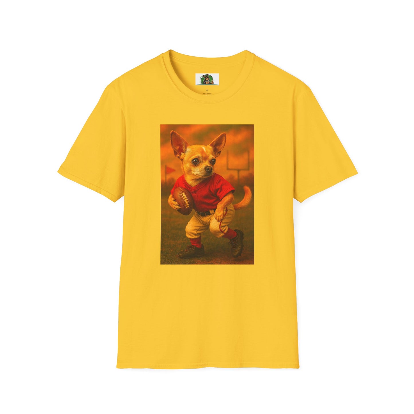 Chihuahua Football T-Shirt Sports T-Shirt Printify Daisy S