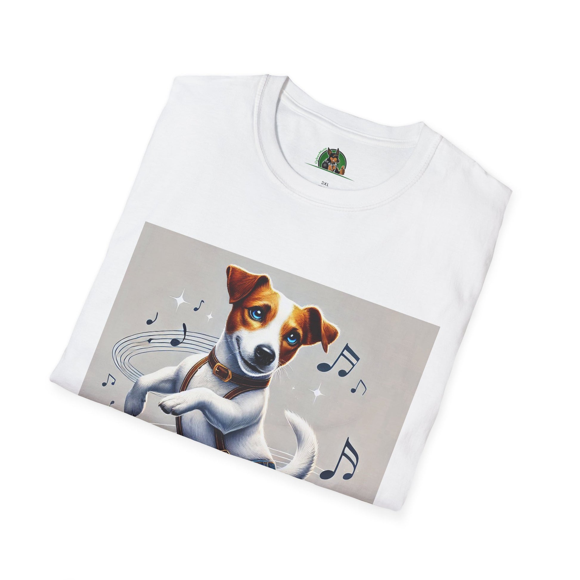 Dancing Jack Russell Tee T-Shirt Printify