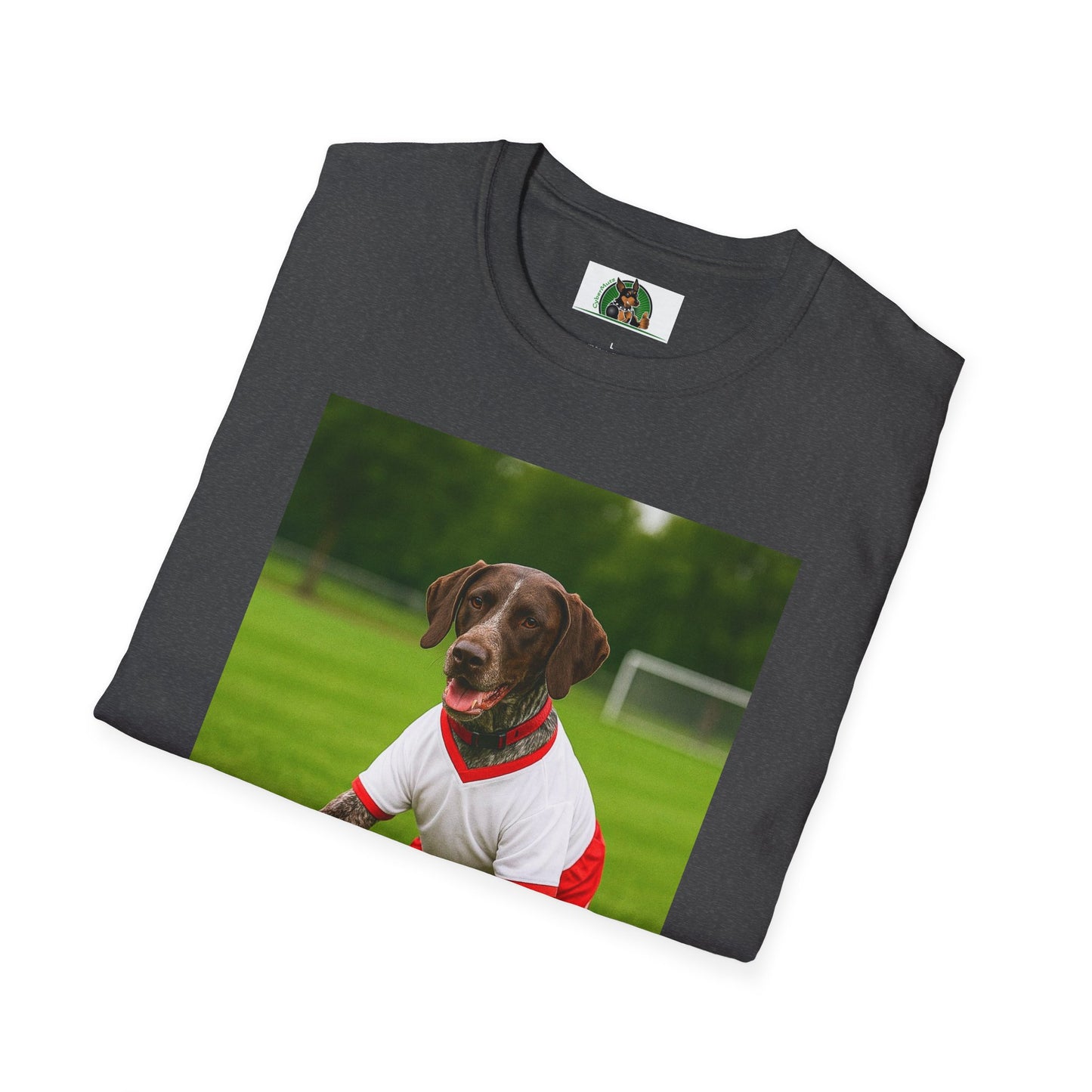 Soccer Sports German Shorthair T-Shirt T-Shirt Printify