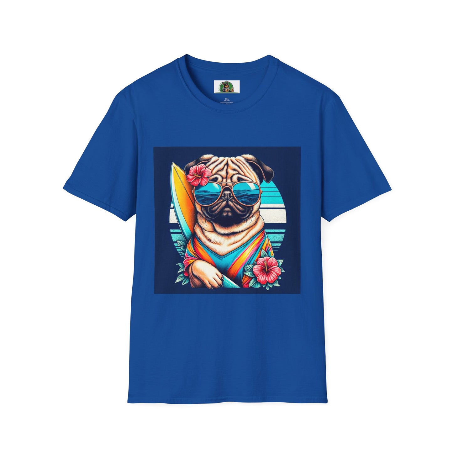 Pugs T-Shirt Printify XS Royal 