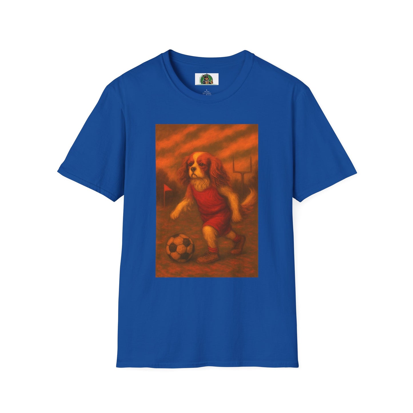 King Charles Soccer T-Shirt Sports T-Shirt Printify Royal XS