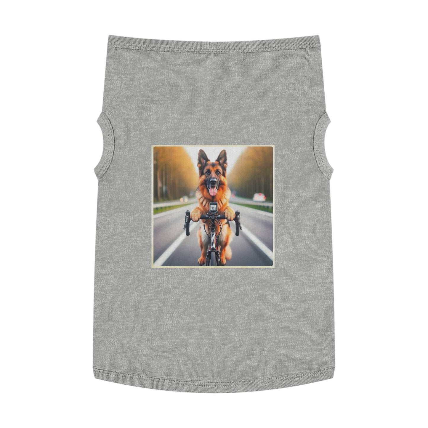 Pet Tank Top German Shepherd Pets Printify XL Heather