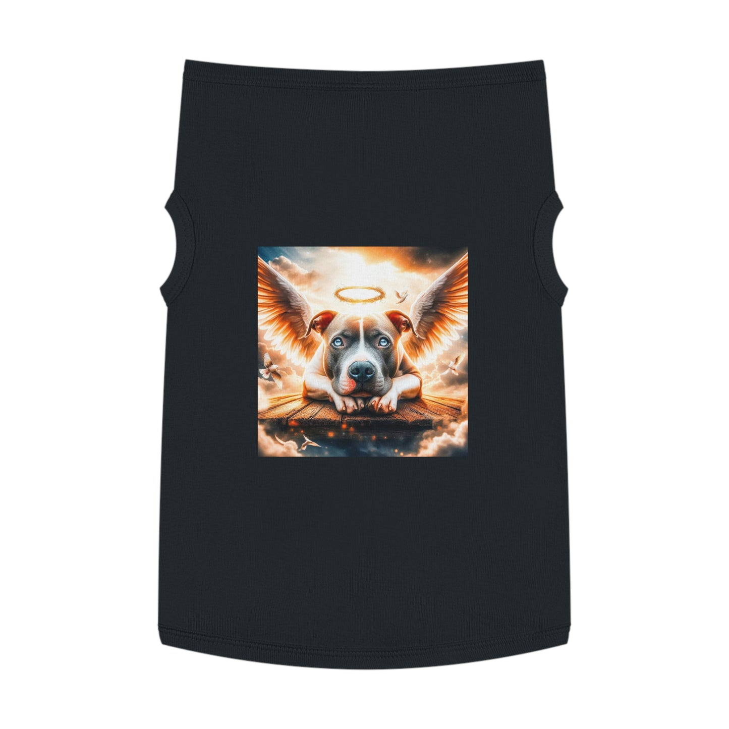 Pet Tank Top Pit Bull Pets Printify XL Black