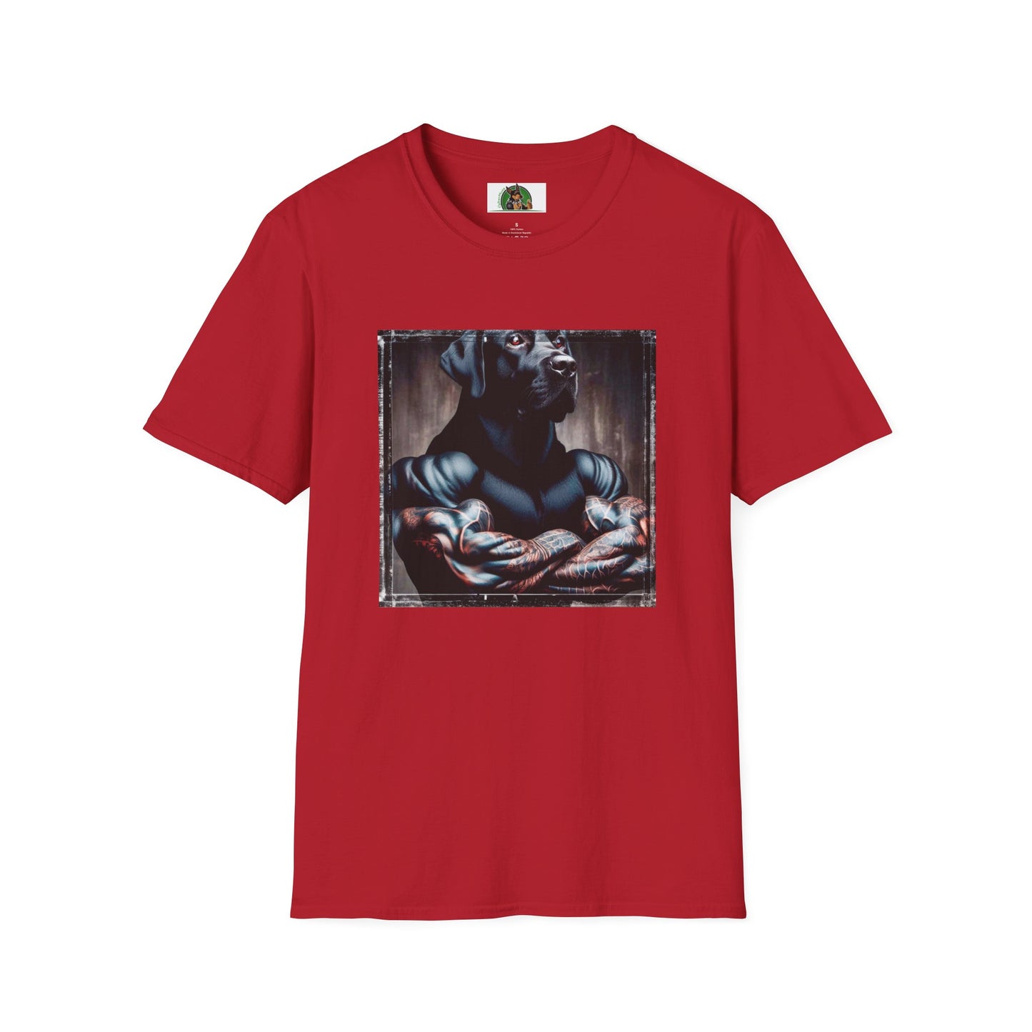 Labrador Retriever T-Shirt Printify S Cherry Red 