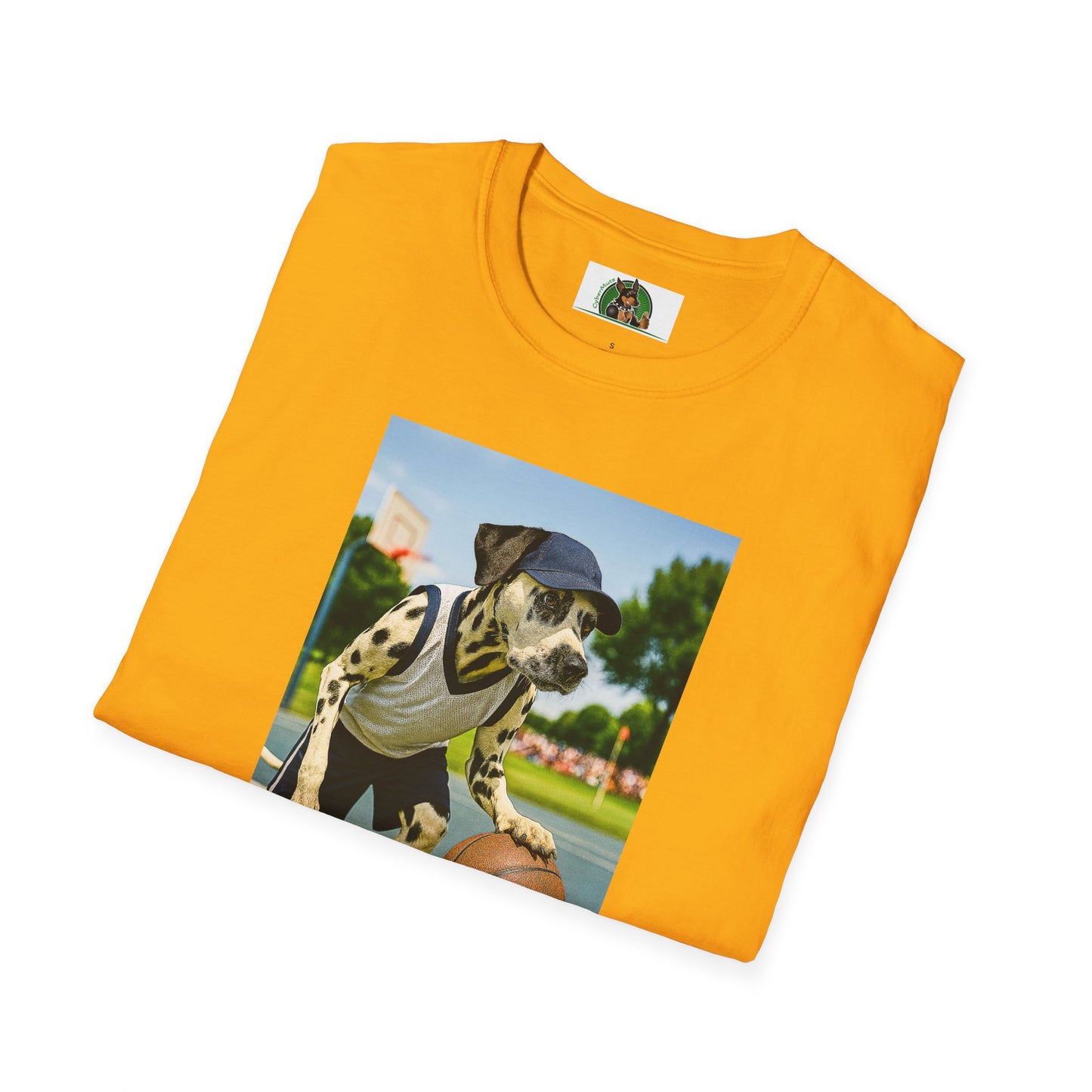 Basketball Dalmatian Unisex T-Shirt