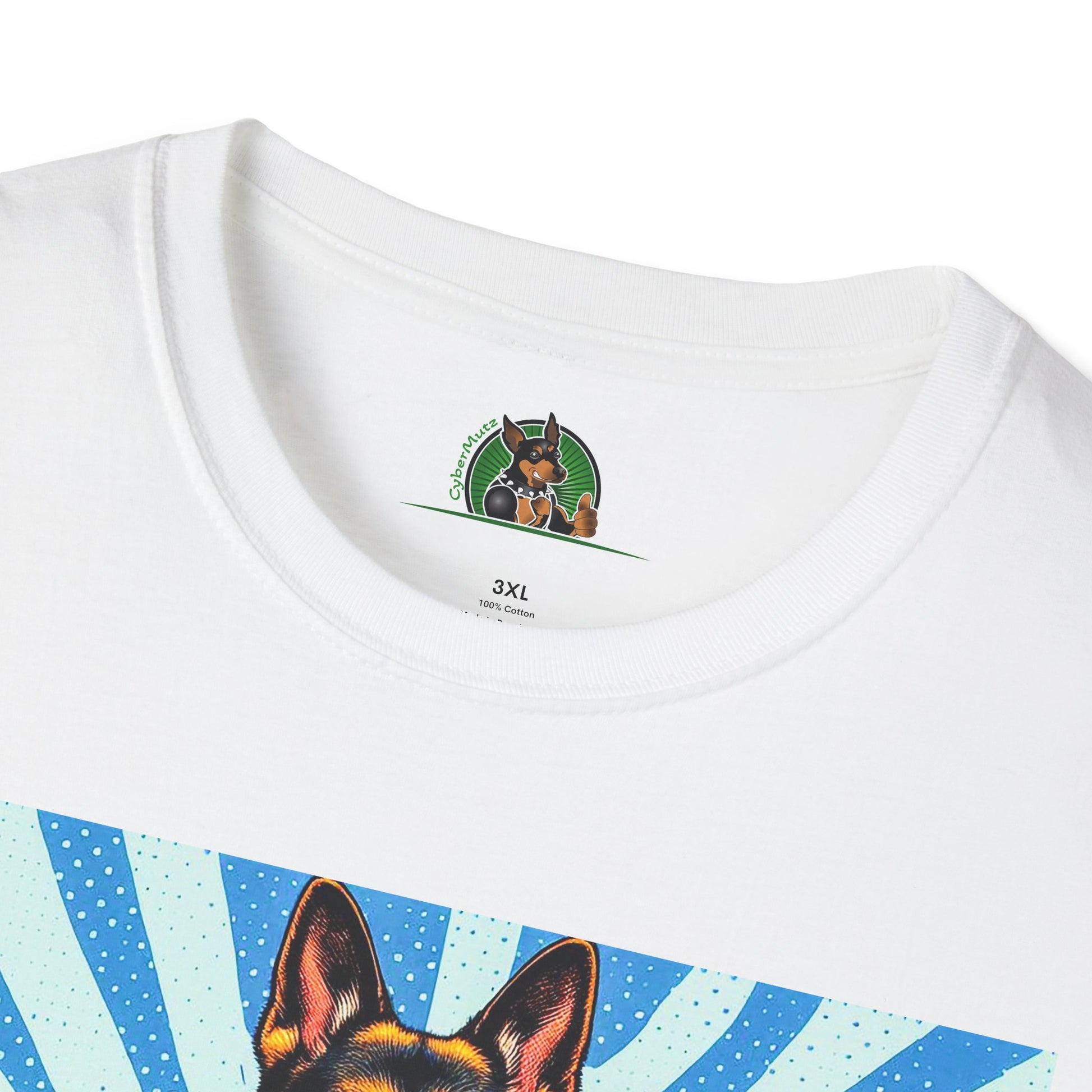 German Shepherd working out shirt T-Shirt Printify