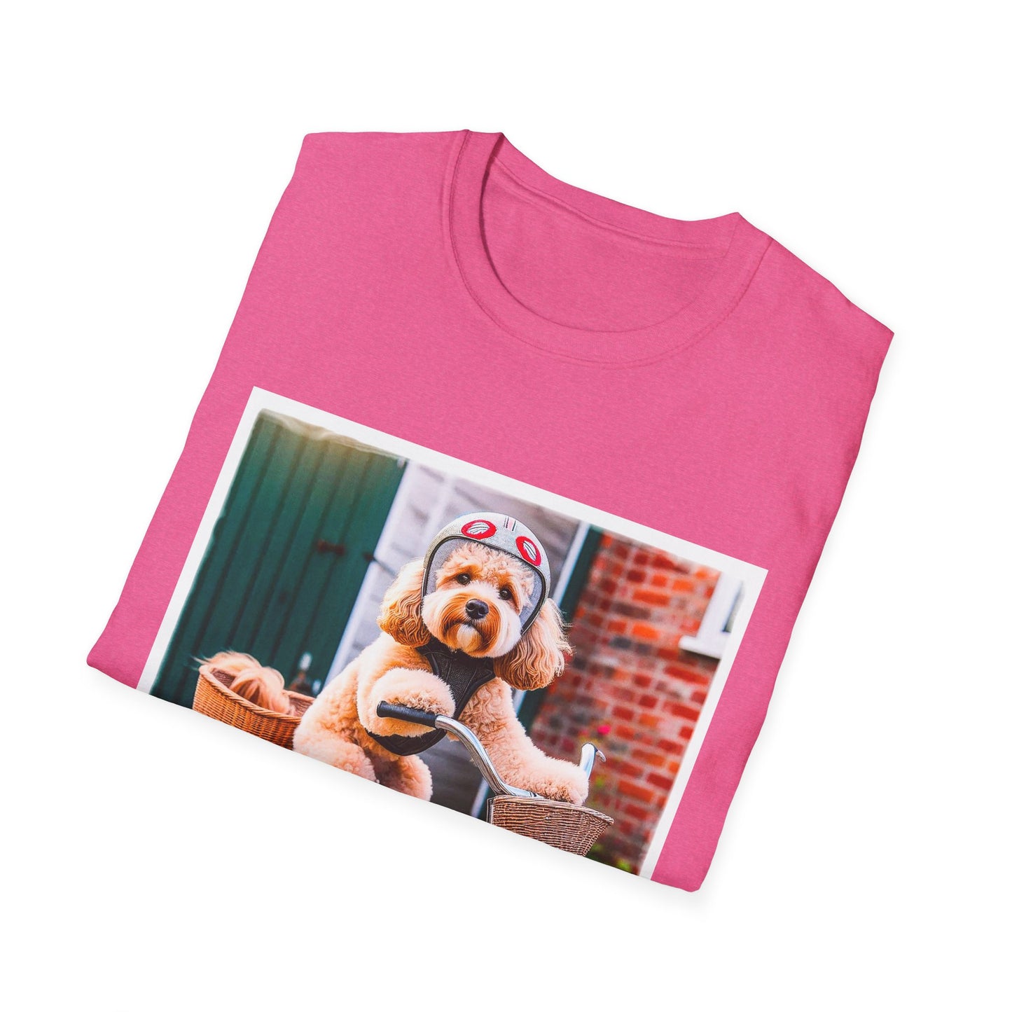 CockerPoo bike sitting t shirt