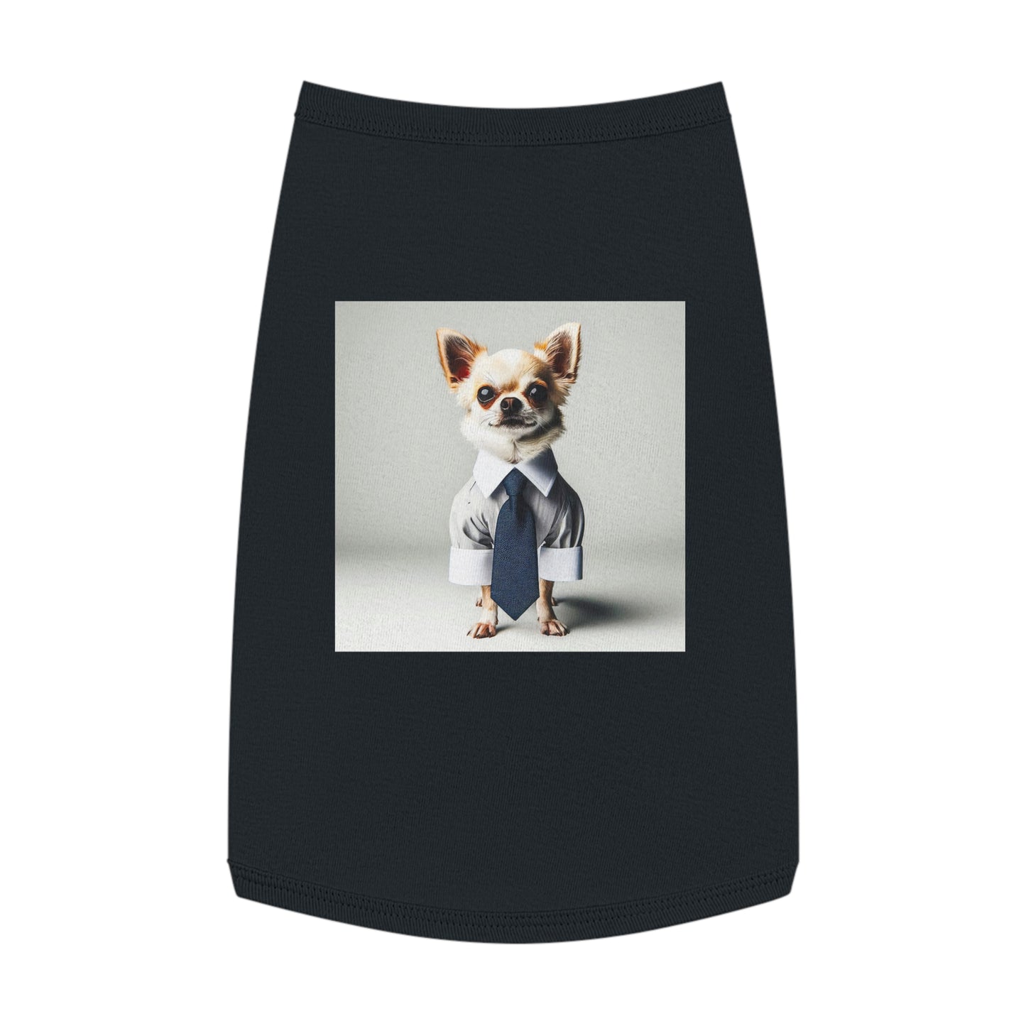 Pet Tank Top Chihuahua Pets Printify L Black