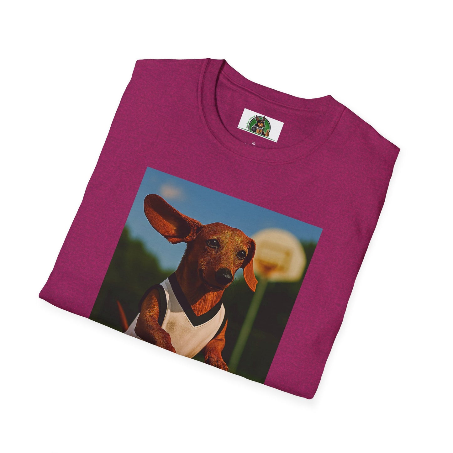 Sports Dachshund Basketball T-Shirt