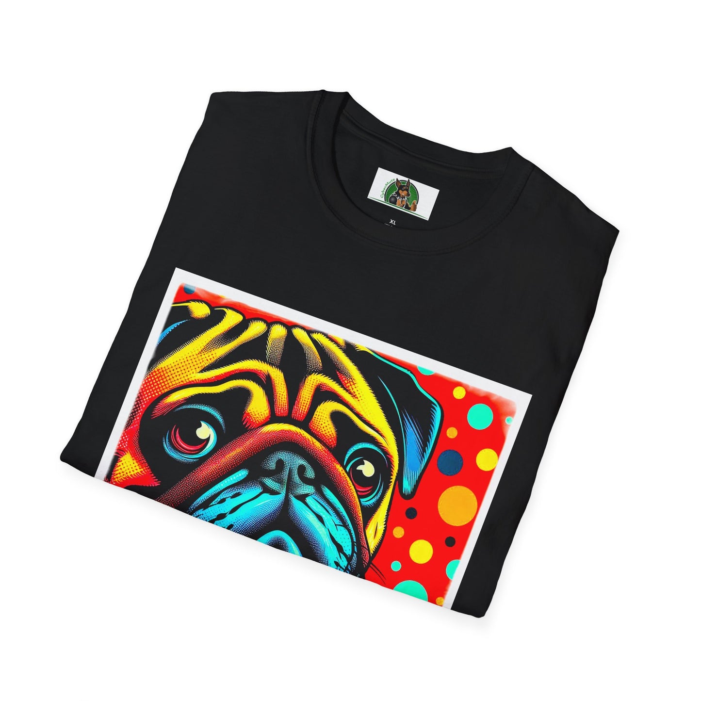 Pugs Pop Art T-Shirt T-Shirt Printify