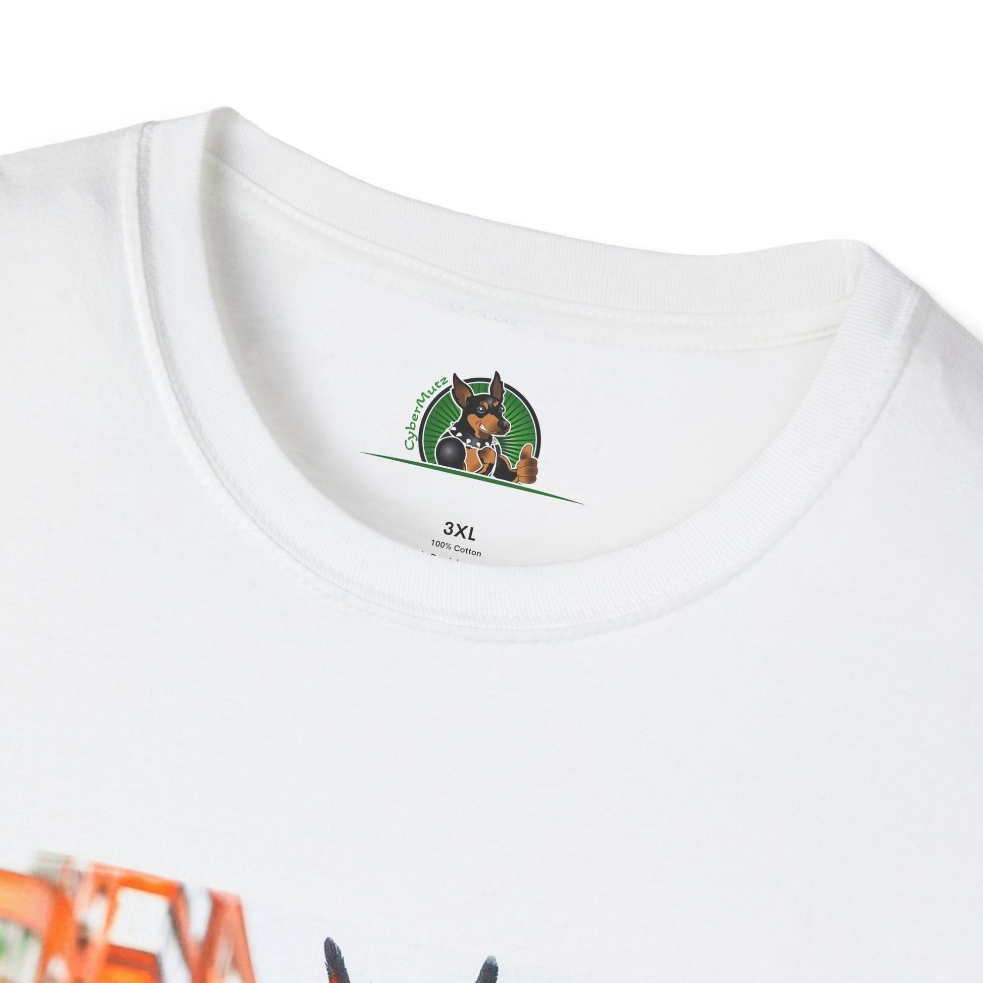 Doberman skate crew t shirt T-Shirt Printify