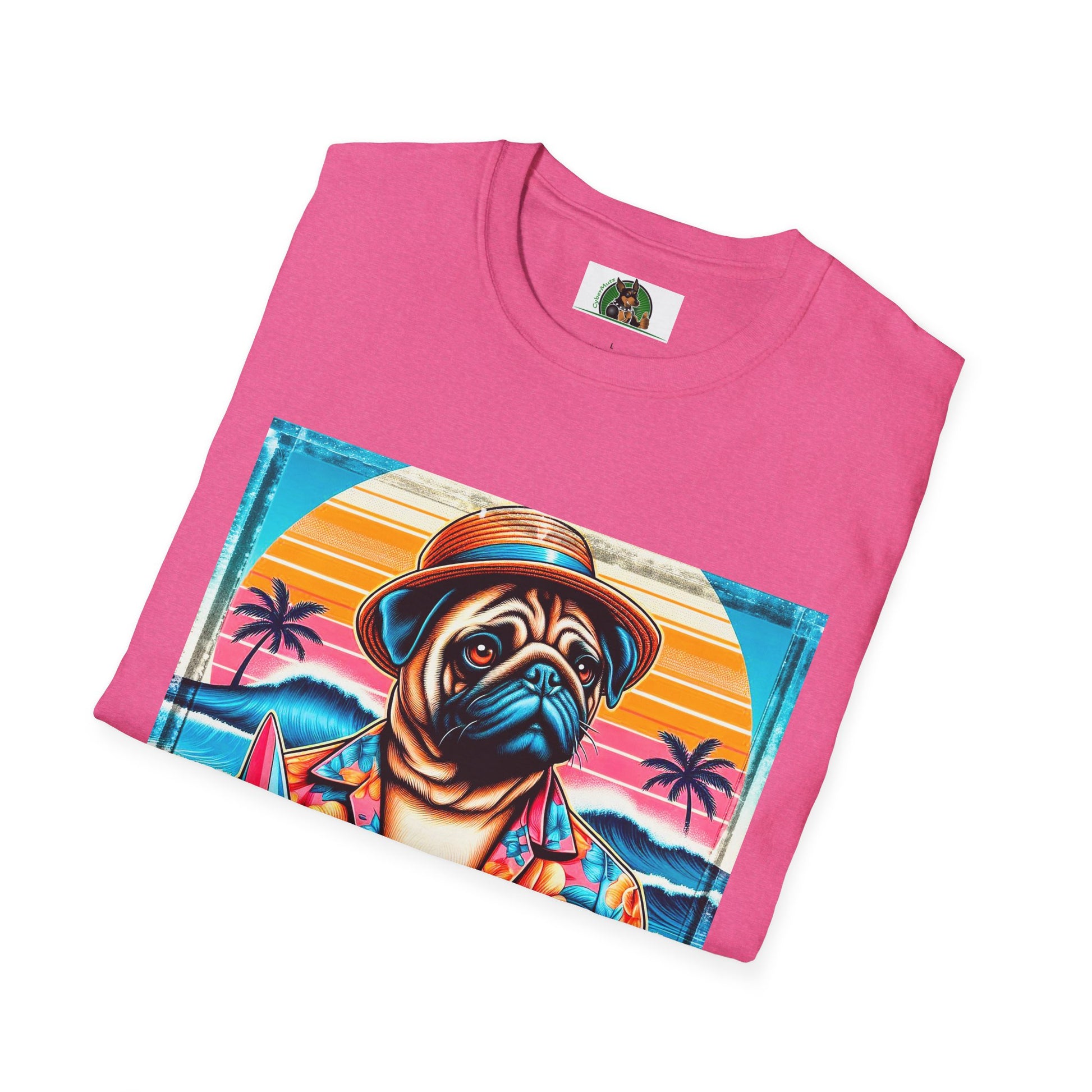 Pugs T-Shirt Printify   