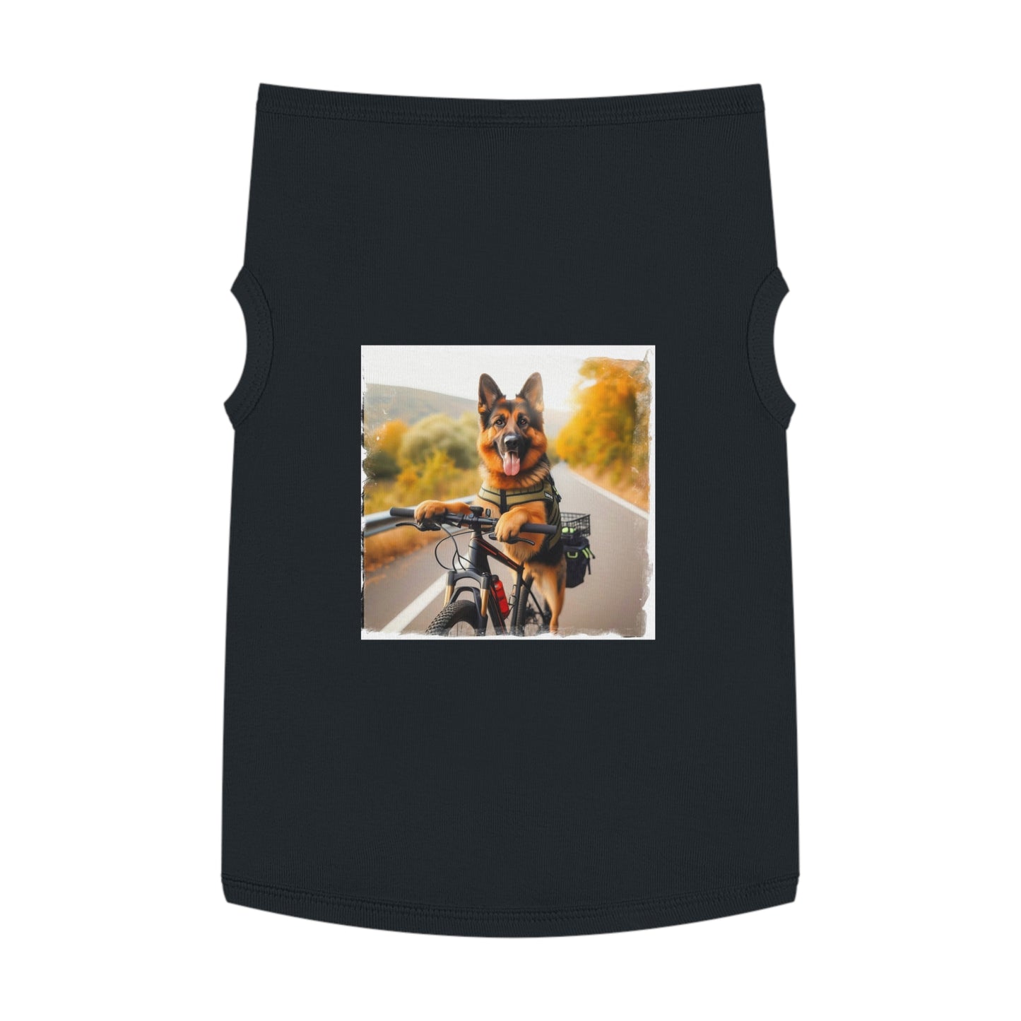 Pet Tank Top German Shepherd Pets Printify XL Black 