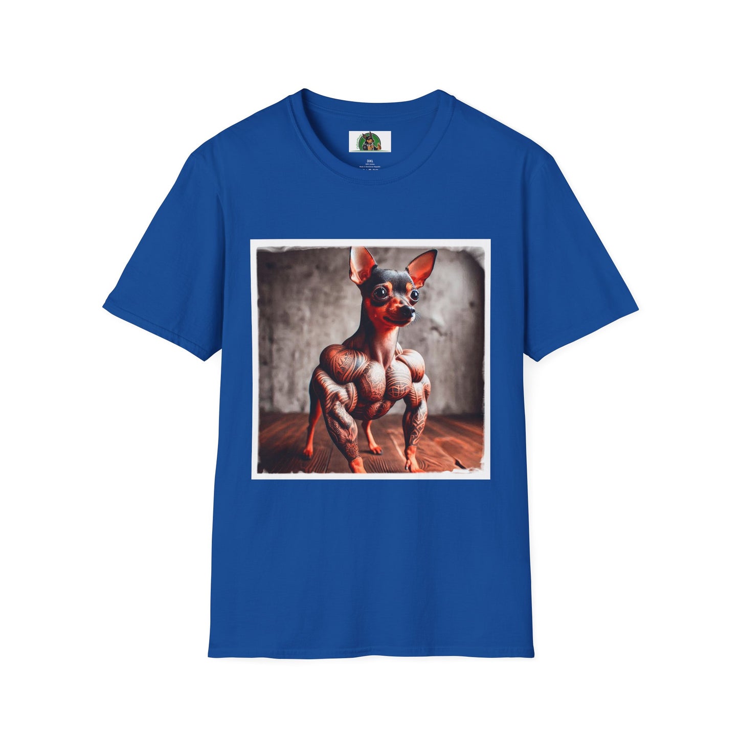 Min Pin T-Shirt T-Shirt Printify XS Royal 