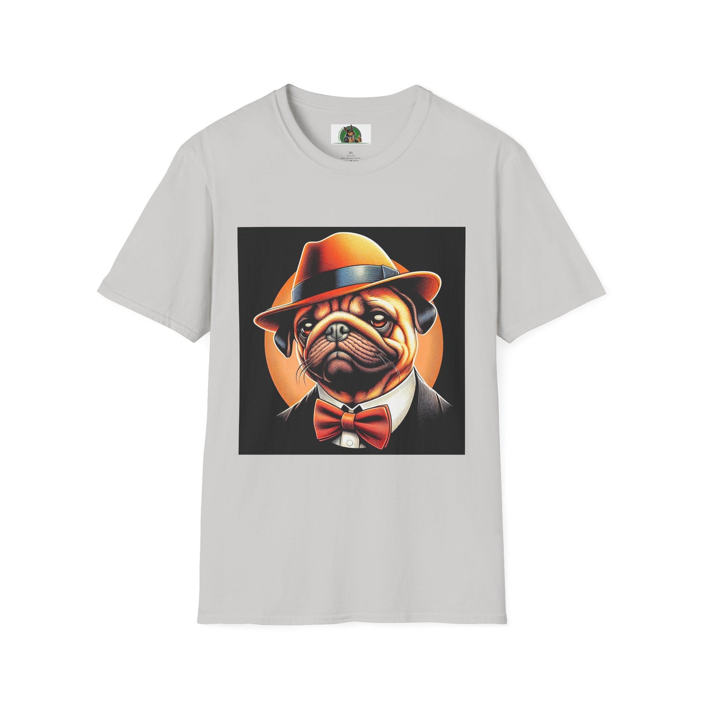 Pugs T-Shirt Printify S Ice Grey 