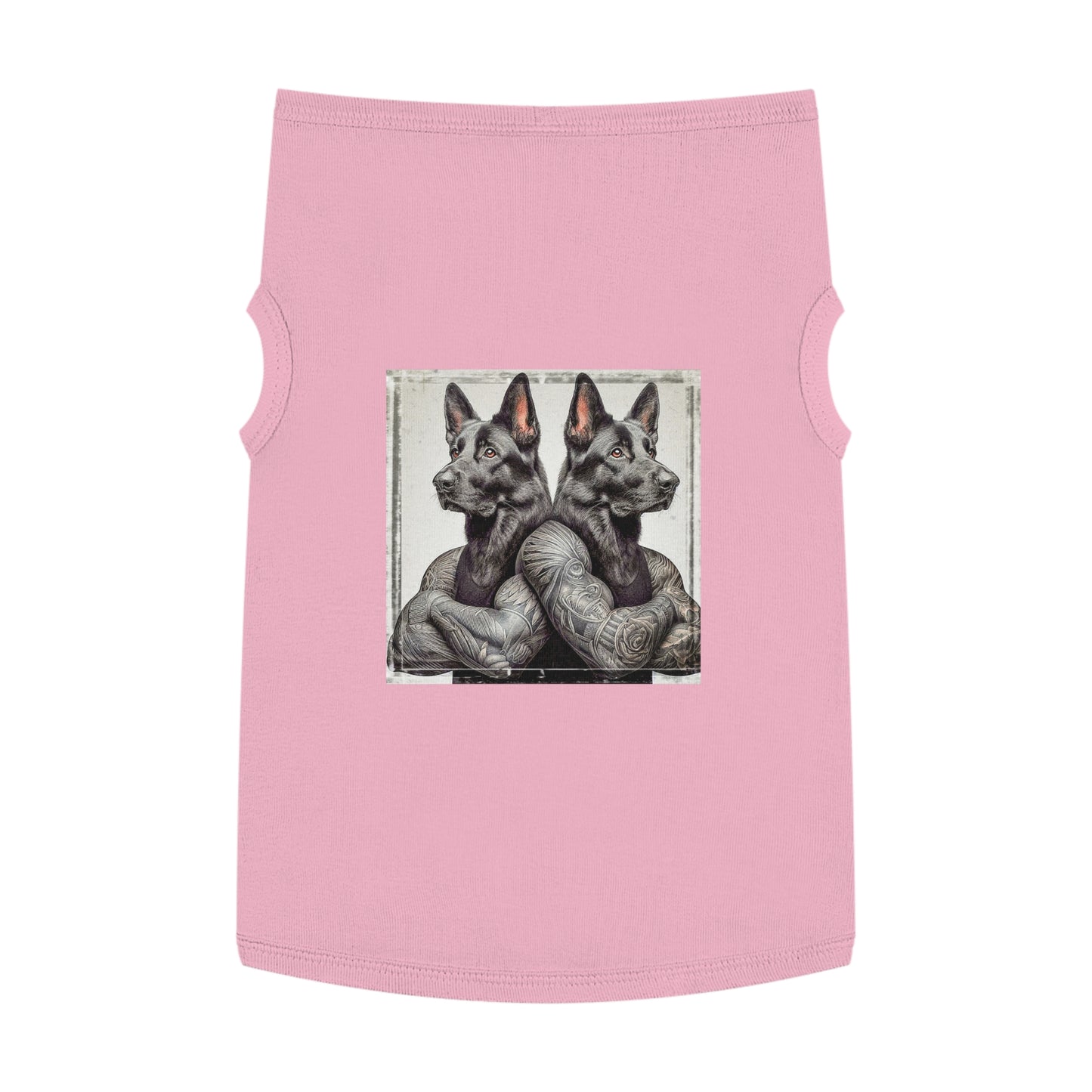 Pet Tank Top German Shepherd Pets Printify XL Pink 