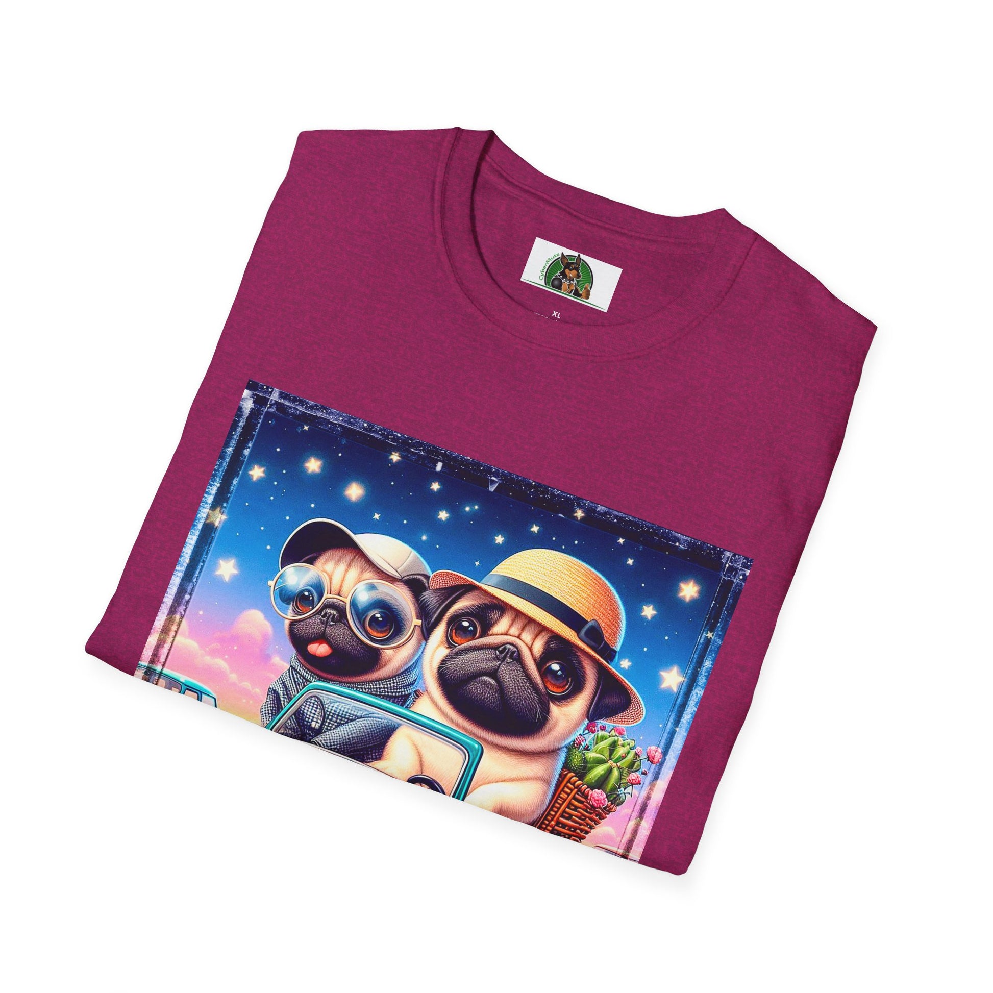 Wacky Pugs T-Shirt Printify   