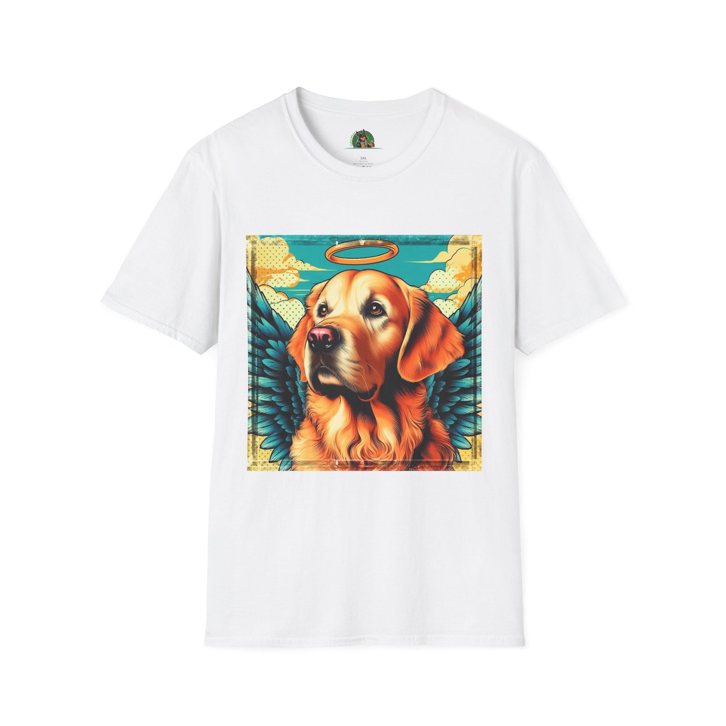 Golden Retriever T-Shirt Printify XS White